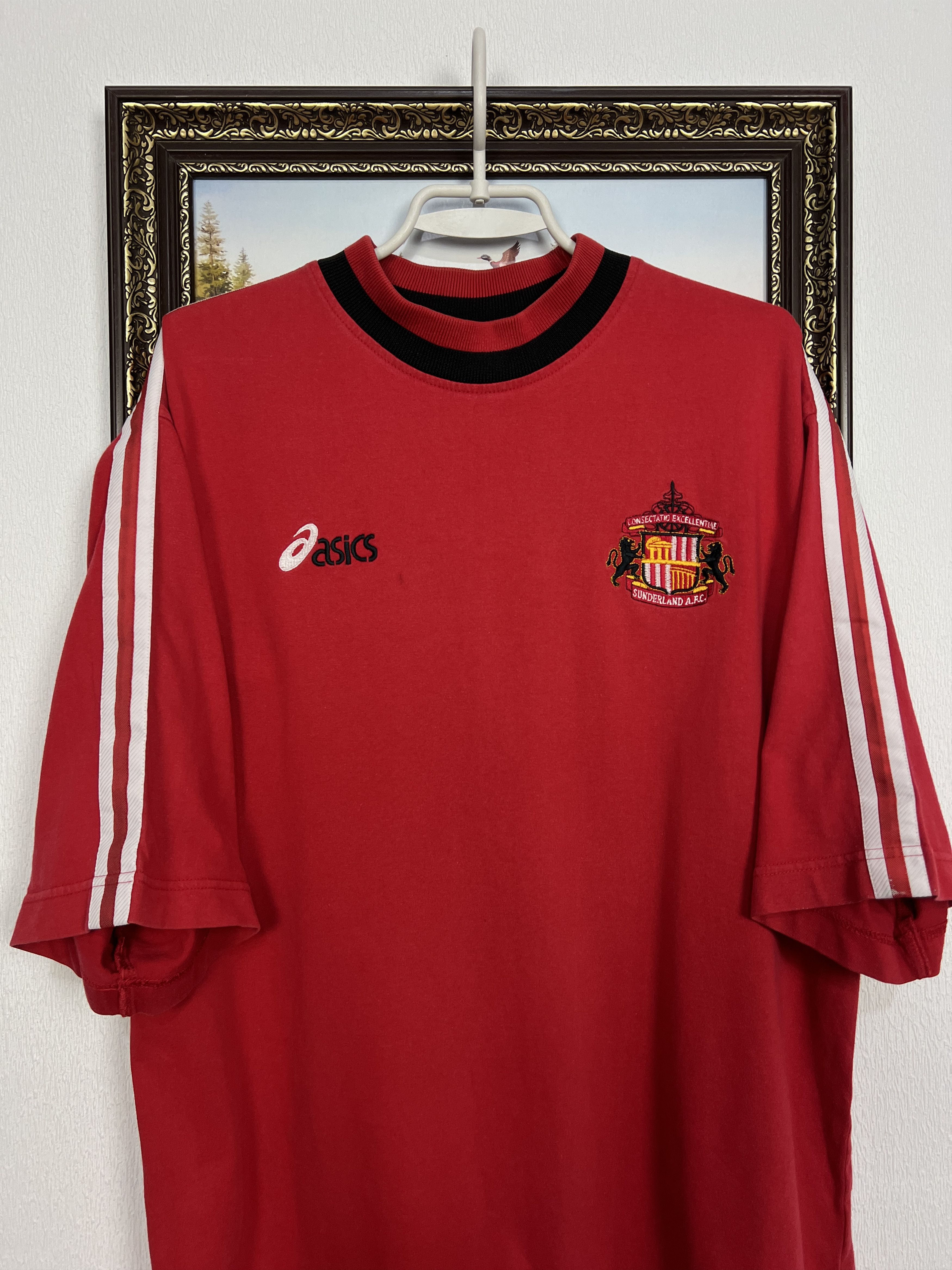 Asics Vintage Sunderland Football Train Shirt Soccer Jersey Trikot Size US L / EU 52-54 / 3 - 2 Thumbnail