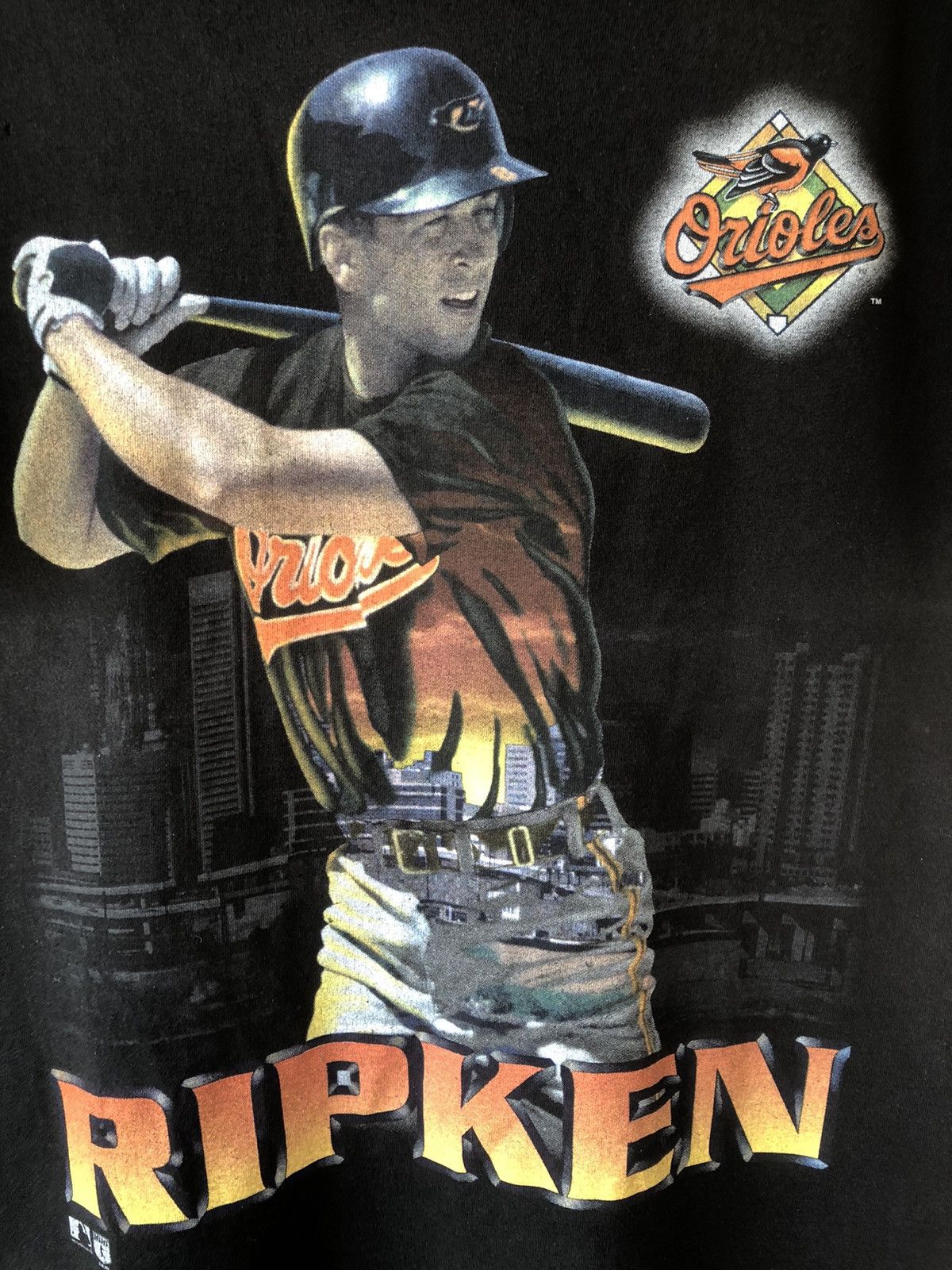 MLB × Vintage Vintage 90s CAL RIPKEN JR Orioles Baseball Tee Size US M / EU 48-50 / 2 - 3 Thumbnail