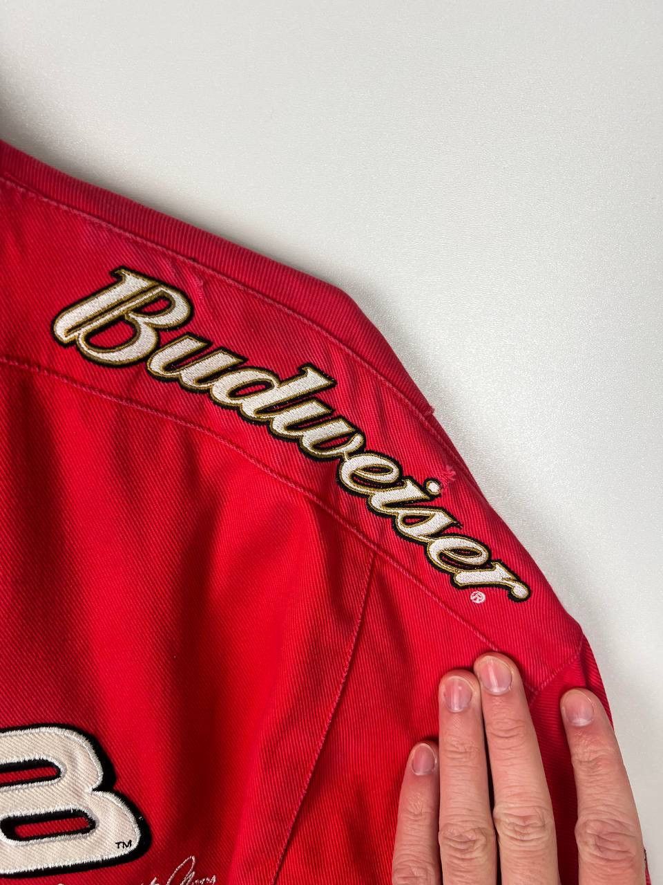 Vintage Budweiser NASCAR 90s racing jacket size XL Size US XL / EU 56 / 4 - 7 Thumbnail