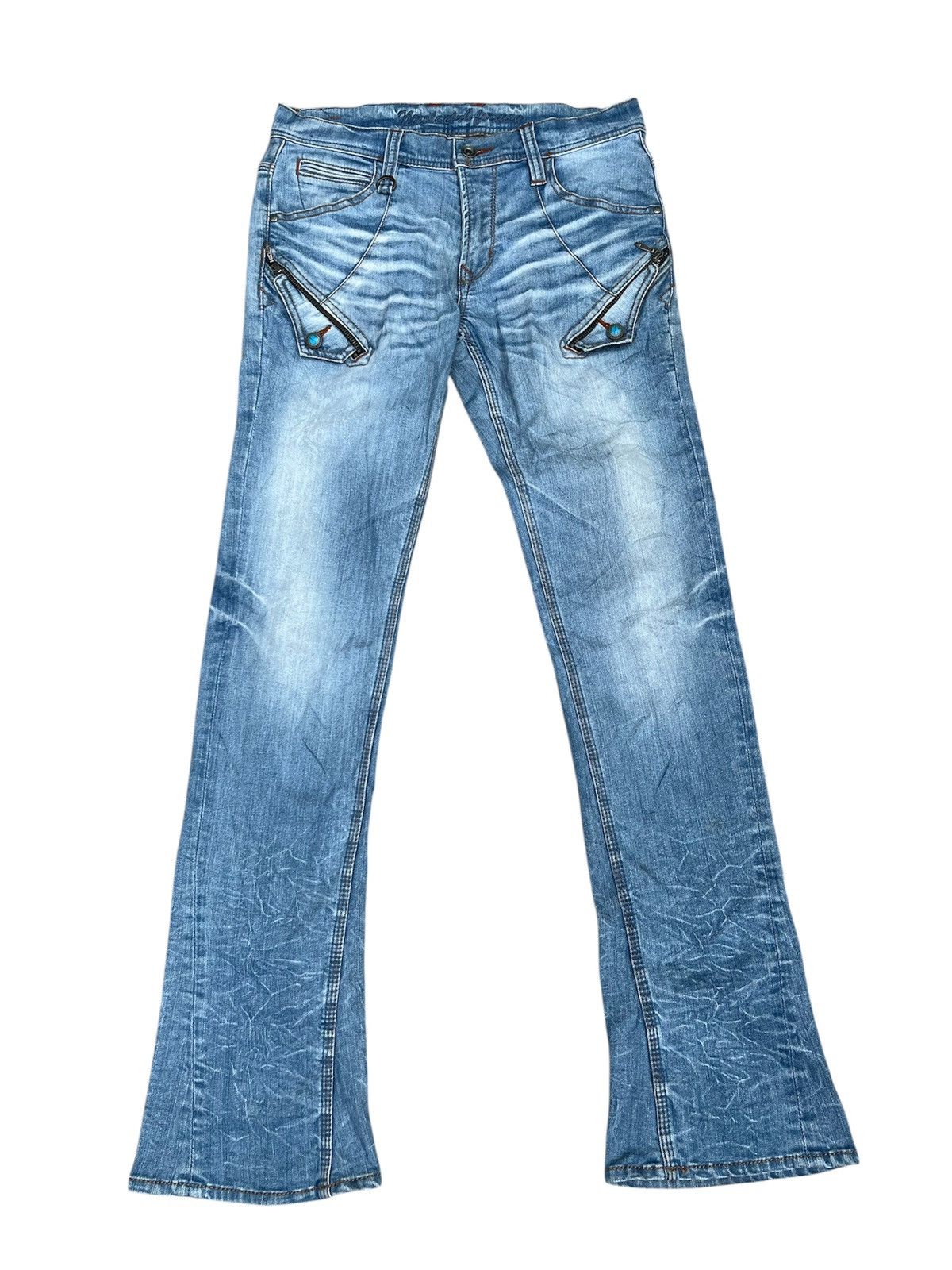 Nicole Club Nicole Club For Men Flare Denim Jeans Y2K Japan Archive Size US 30 / EU 46 - 1 Thumbnail