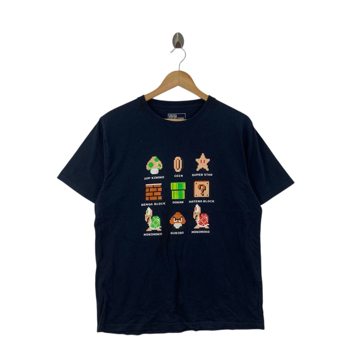 Vintage SUPER MARIO BROS Nintendo Video Game Switch Tee Shirt Top Size US L / EU 52-54 / 3 - 3 Thumbnail