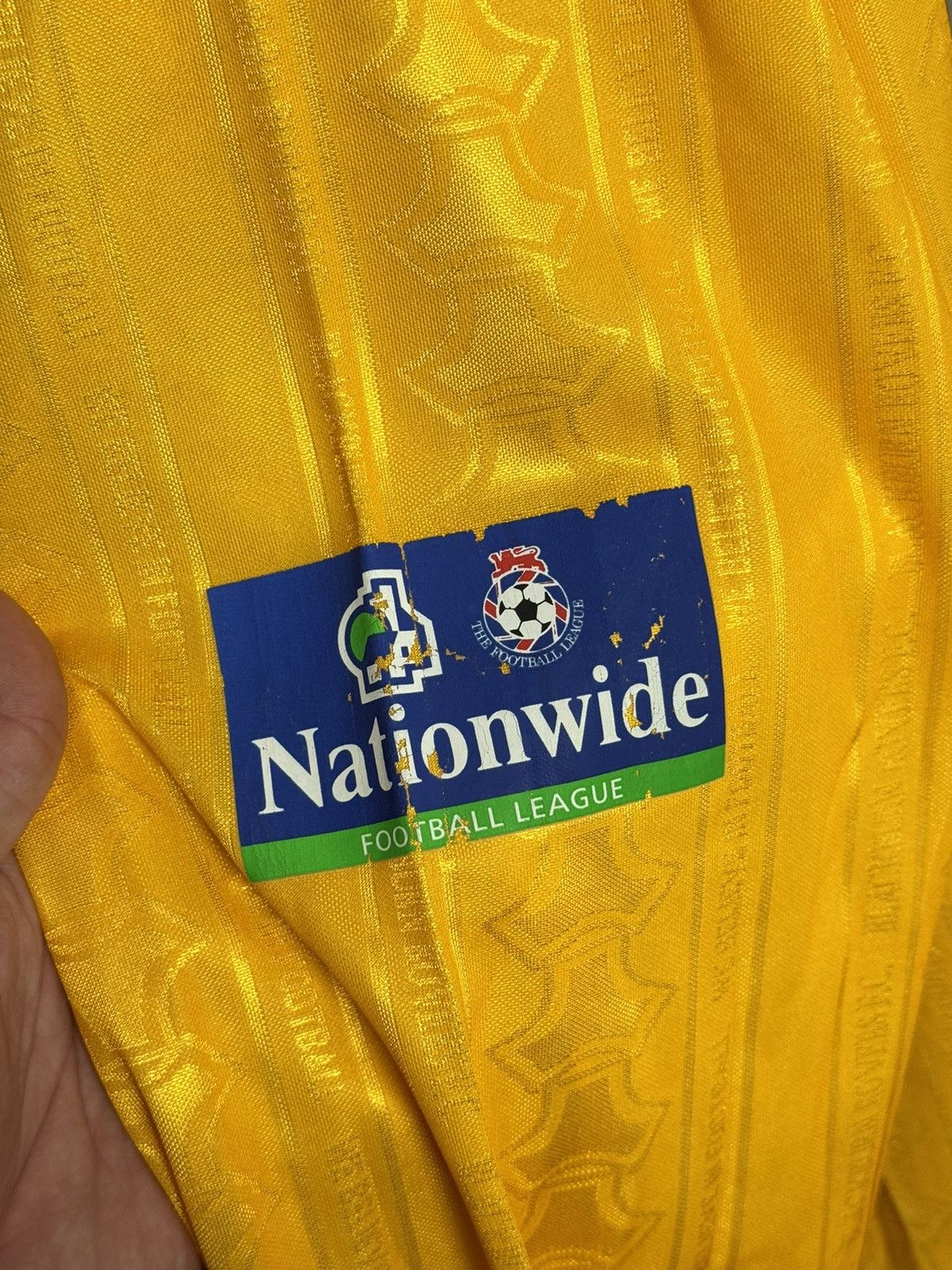 Other Blackburn Rovers 98/00 Match Worn Away Blake Football Jersey Size US XL / EU 56 / 4 - 6 Thumbnail