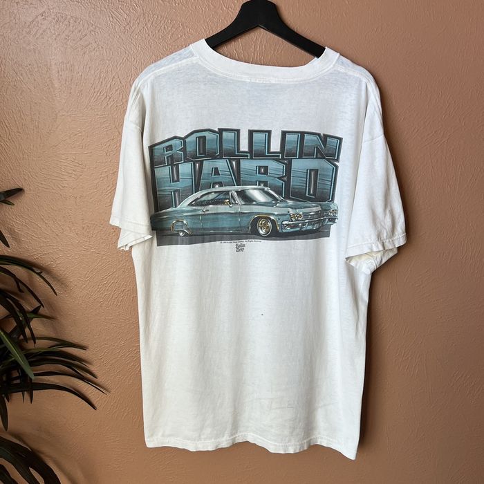 Vintage Vintage Rollin Deep Lowrider Car 1995 Chicano T Shirt 90s | Grailed