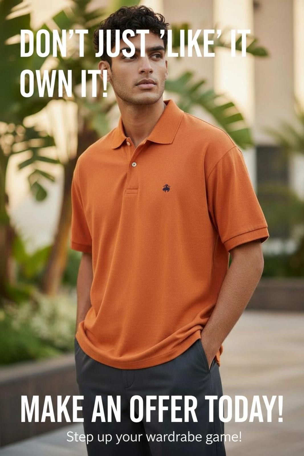 Brooks Brothers Brooks Brothers Men's Rust colored Polo Shirt Size US M / EU 48-50 / 2 - 1 Thumbnail