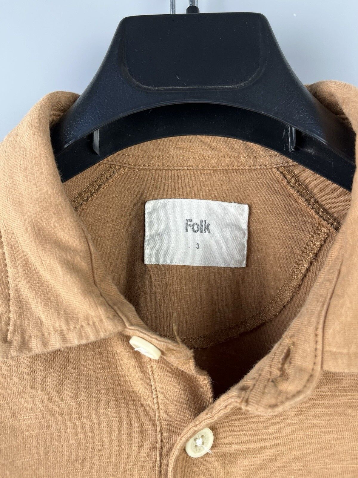 Folk Folk Mens Cotton Casual Short Sleeve Casual Polo Shirt Size US M / EU 48-50 / 2 - 12 Thumbnail