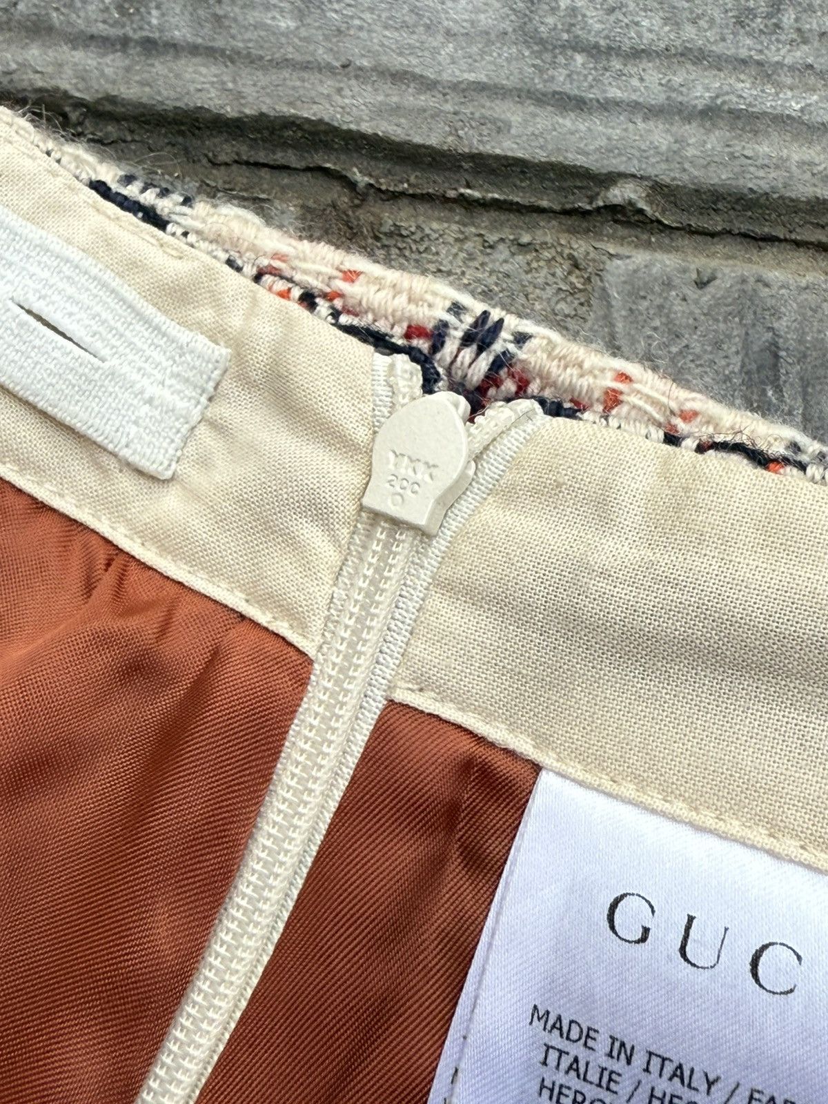 Gucci Gucci "GG" Tweed Mini Skirt Size 24" / US 00 / IT 34 - 10 Thumbnail