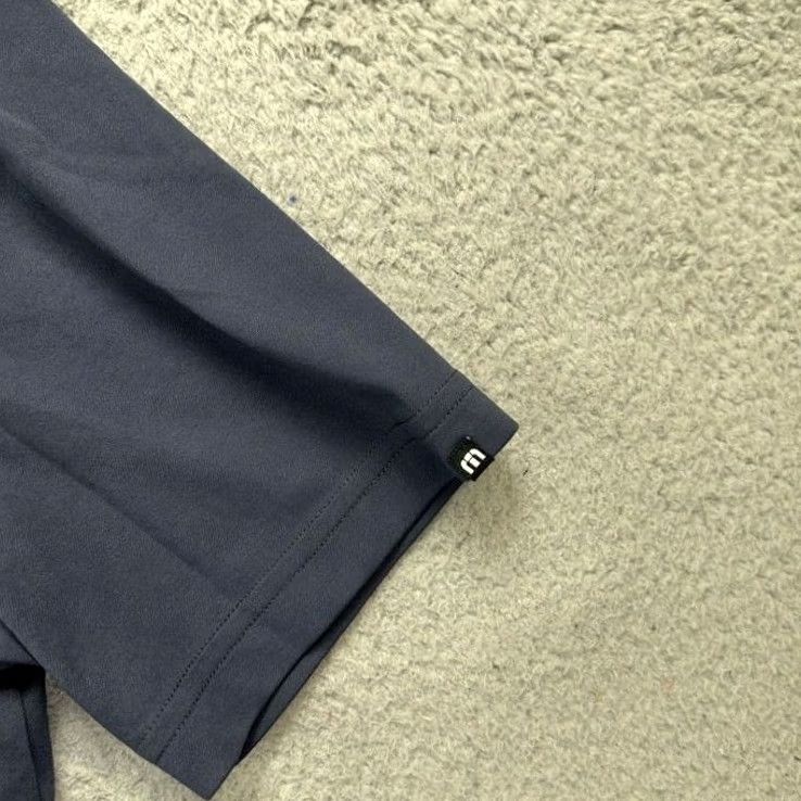 TravisMathew Travis Mathew Polo Shirt Mens L Navy Blue Cotton Blend Button-Down Collared Short Sleeve Golf Rugby EUC Size US L / EU 52-54 / 3 - 4 Thumbnail