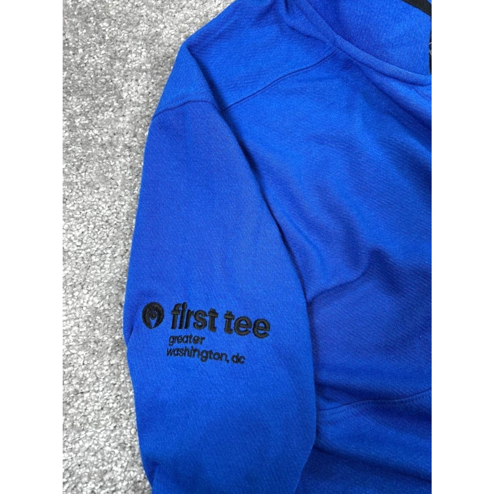 Nike Nike Sweater Logo Mens XL Blue Dri-Fit Quarter Zip Mock Neck Pullover Knit Long Sleeve Casual Winter Fall Golf Size US XL / EU 56 / 4 - 3 Thumbnail