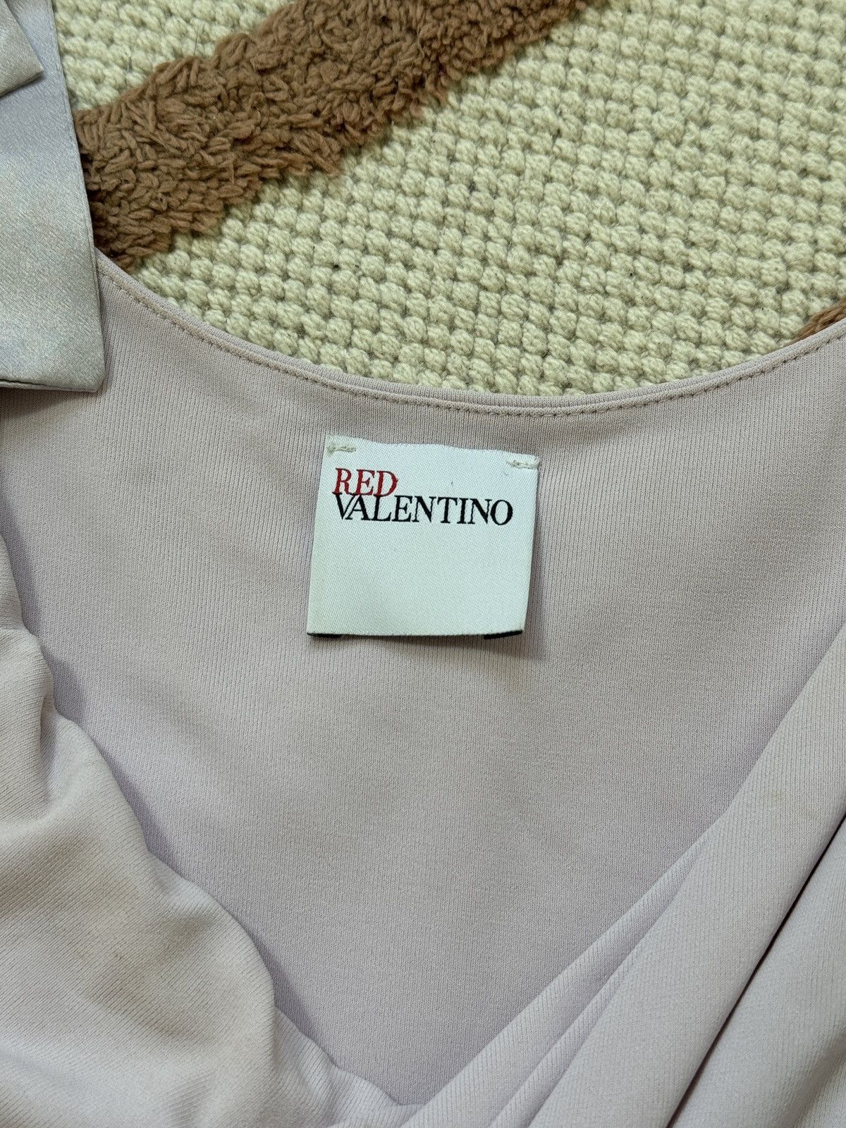 RED Valentino × Vintage VINTAGE RED VALENTINO 2000s MIDI DRESS Size S / US 4 / IT 40 - 5 Thumbnail