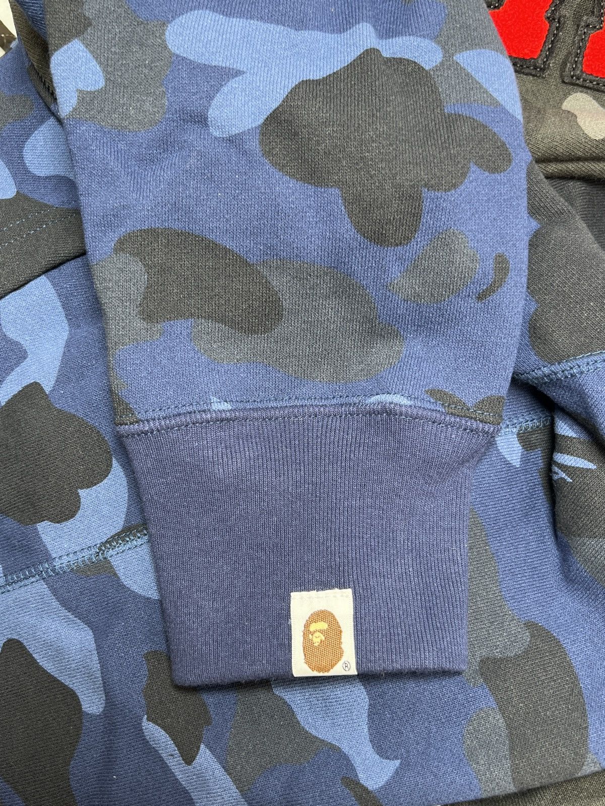 Bape Bape Color Camo Separate Shark Full Zip Hoodie Black / Blue Size US M / EU 48-50 / 2 - 6 Thumbnail