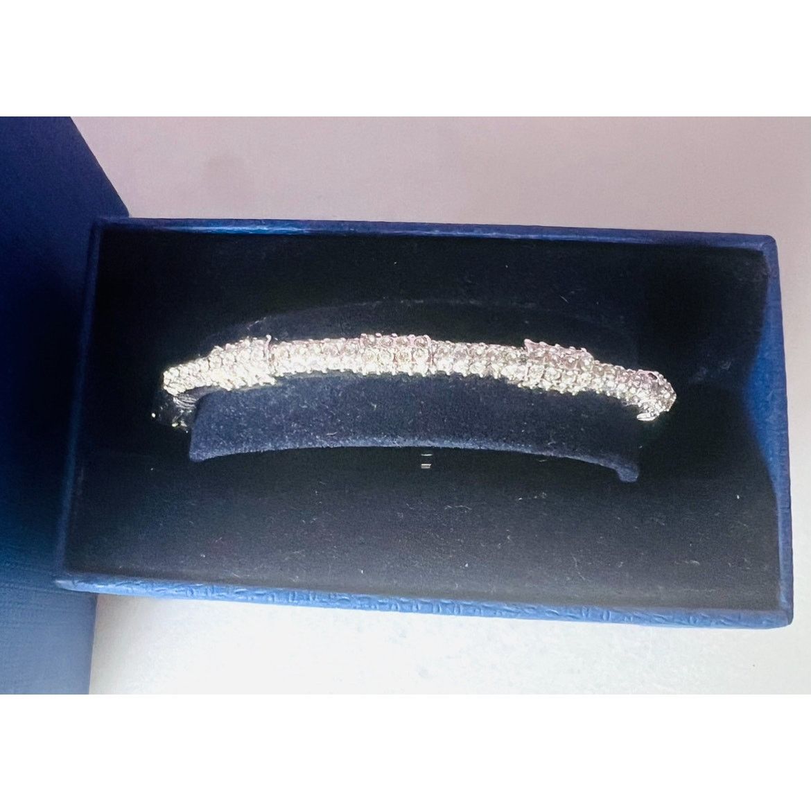 Swarovski NIB Swarovski signed pave bangle Size ONE SIZE - 2 Thumbnail