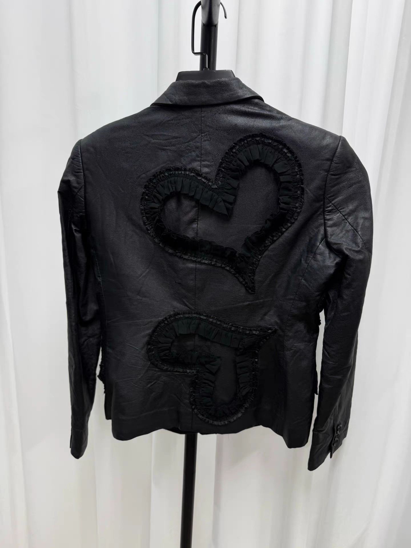 Comme des Garcons Comme des Garcons Heart Panel Leather Blazer K20 Size XS / US 0-2 / IT 36-38 - 6 Thumbnail