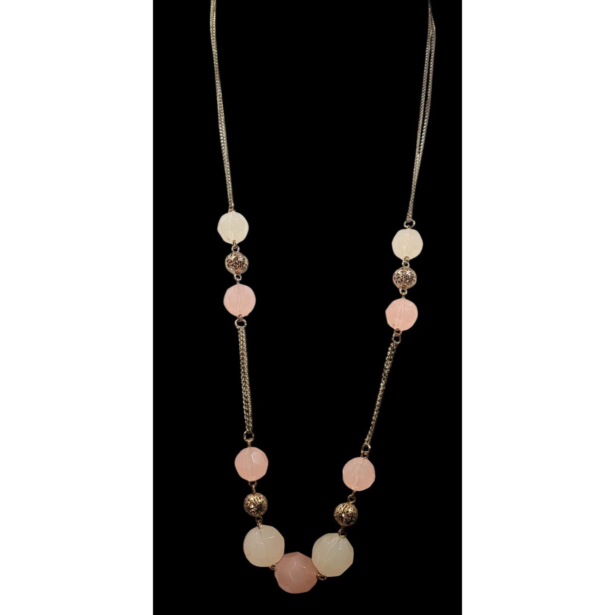 Other Vintage Coquette Pastel Beaded Station Necklace Size ONE SIZE - 2 Thumbnail