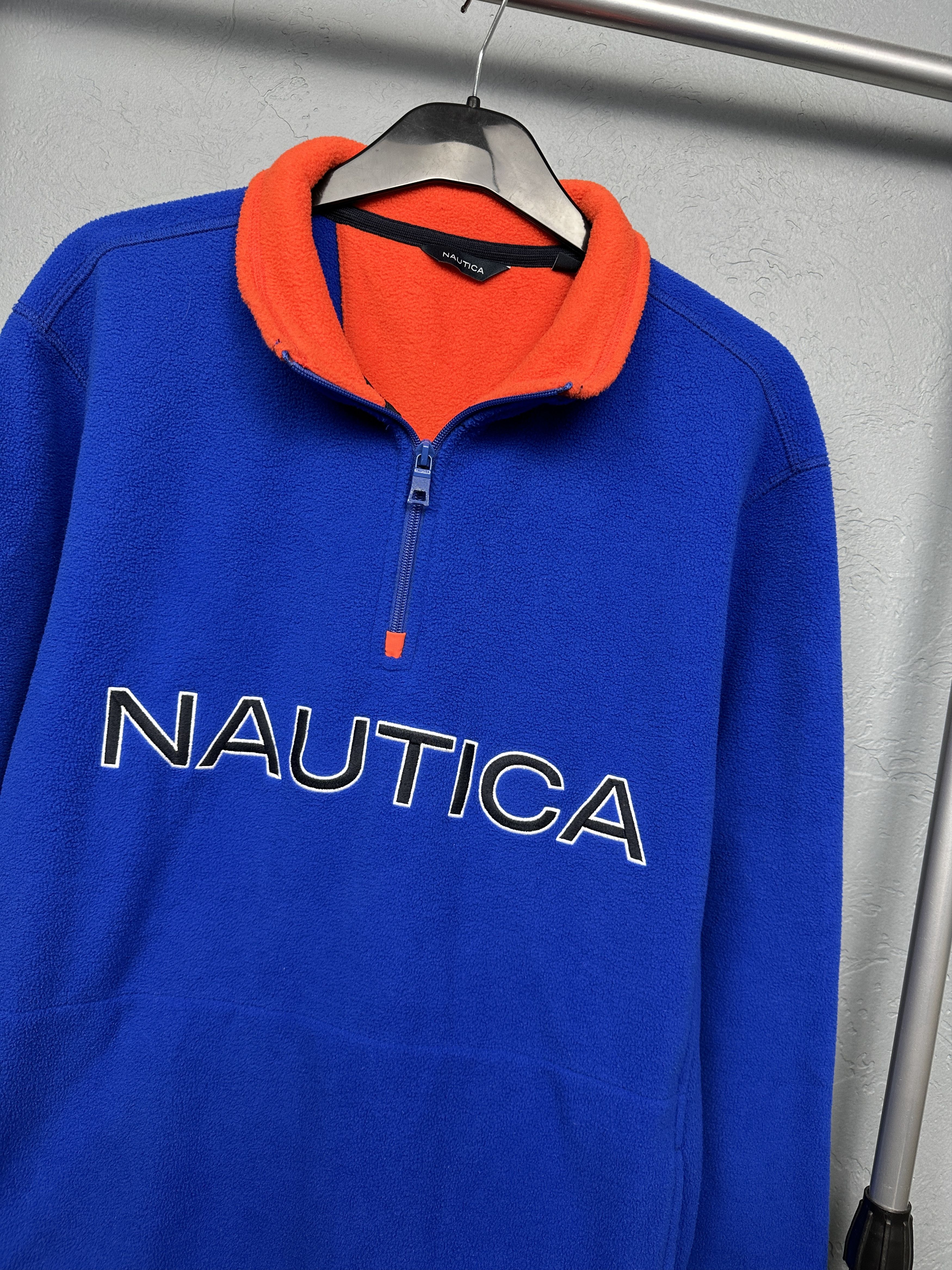 Nautica Nautica 1\4 Zip Fleece Mens Jacket Size US L / EU 52-54 / 3 - 2 Thumbnail