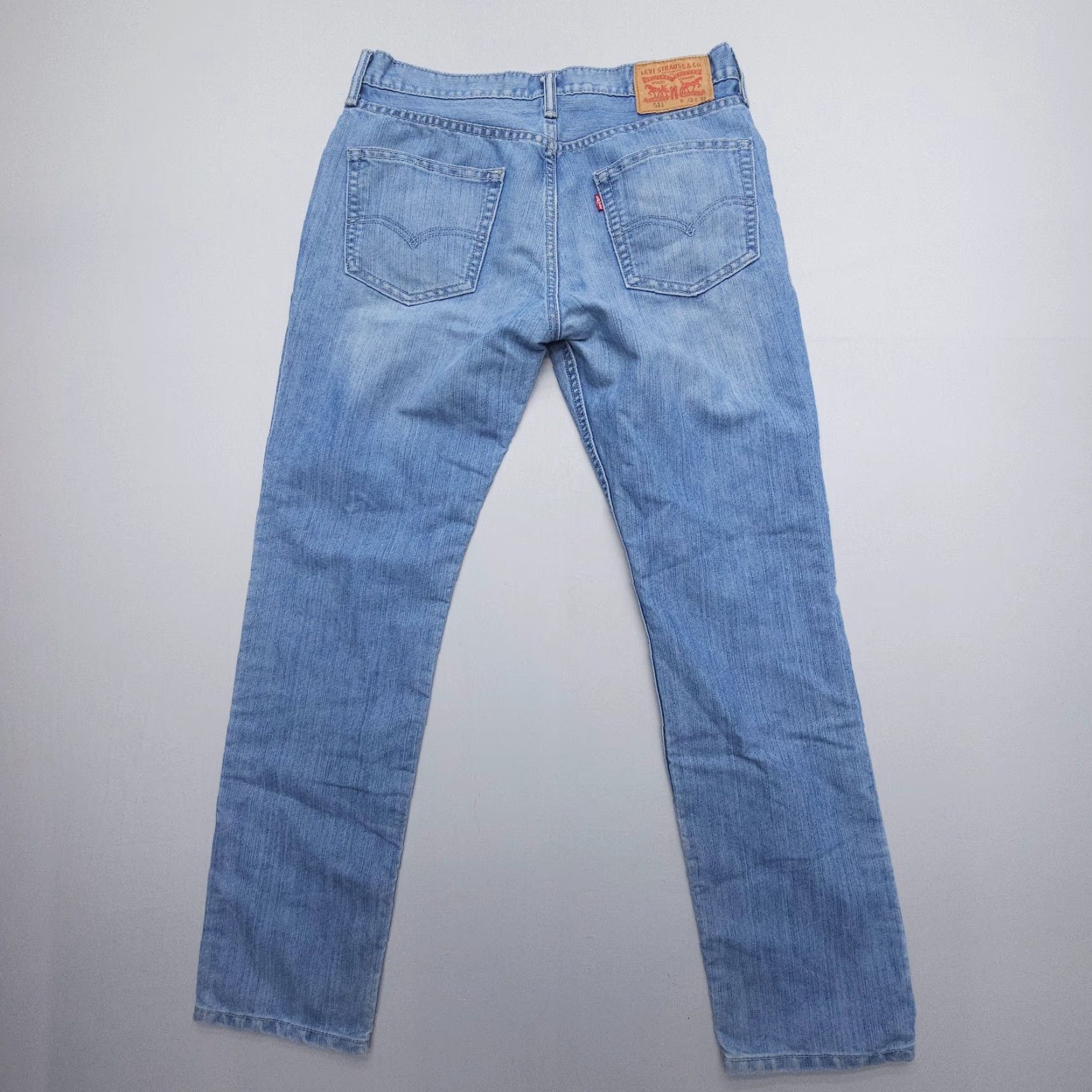 Levi's Levi's 511 Skinny Fit Jeans Mens 33 x 30 Blue Denim Size US 33 - 2 Thumbnail