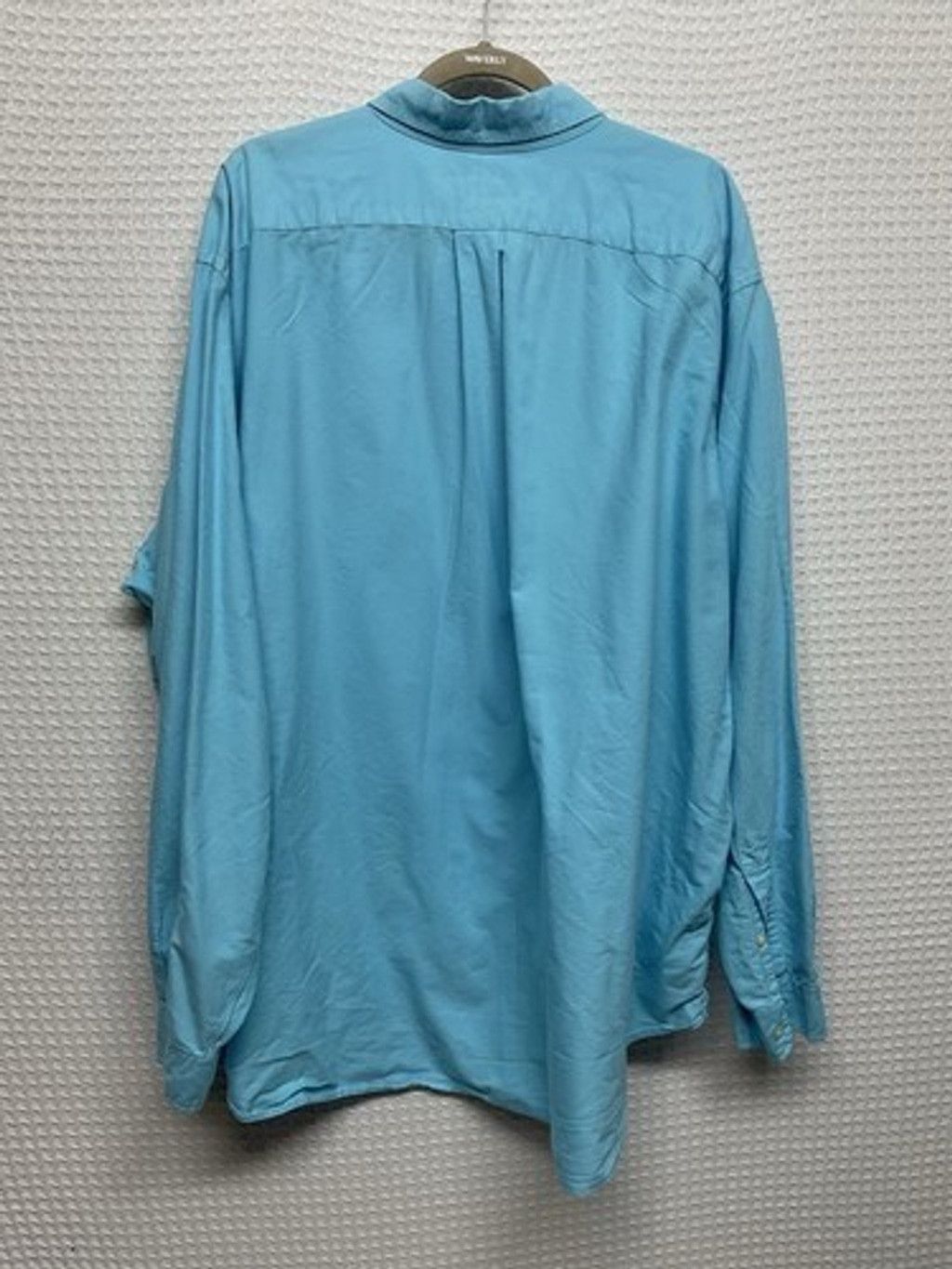 Ralph Lauren Ralph Lauren Blue Cotton Long Sleeve Button Up Shirt Men 3XB Size US XXL / EU 58 / 5 - 8 Thumbnail