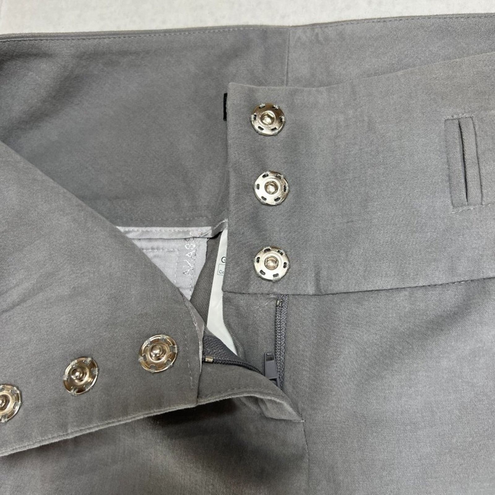 Dolce & Gabbana Dolce Gabbana Gray Cotton Trouser US4 Tall NWT Italy Size 26" / US 2 / IT 38 - 7 Thumbnail
