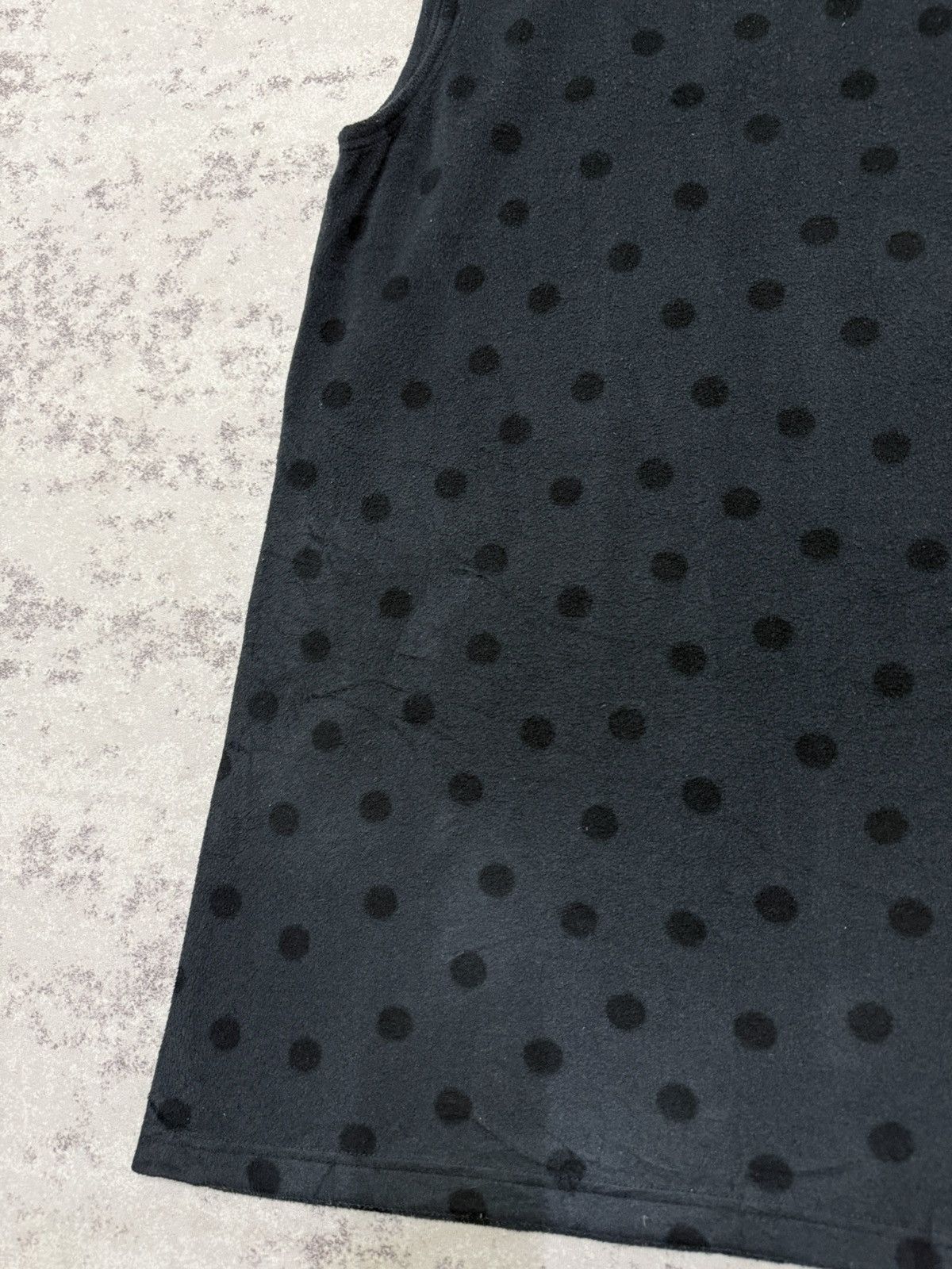 Yohji Yamamoto Y’s for living polkadot turtle neck fleece tunic dress Size M / US 6-8 / IT 42-44 - 14 Thumbnail