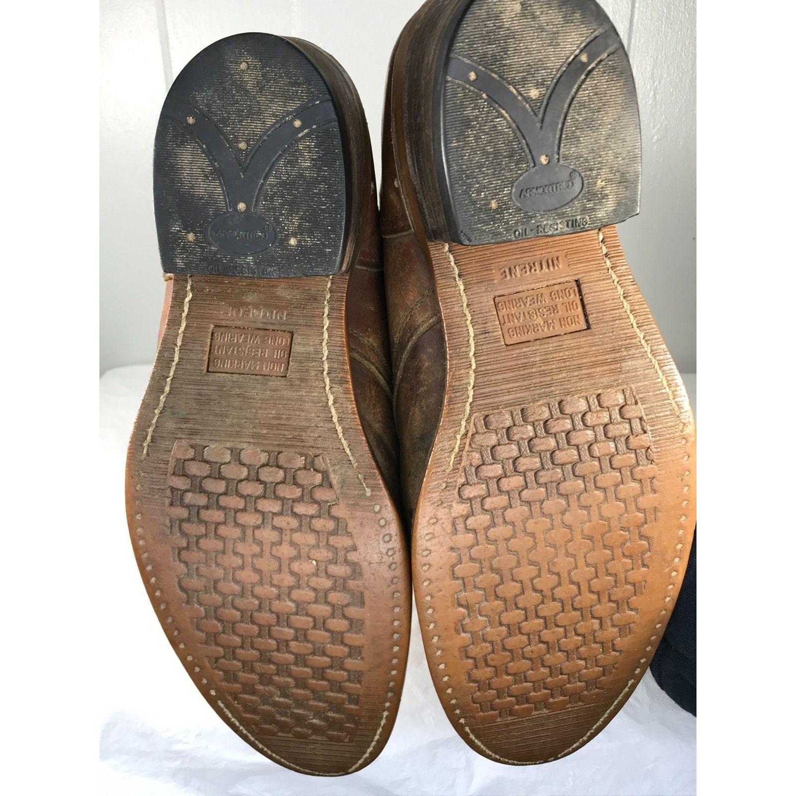 Roper Vintage DD Tuff USA High-Quality Brown Leather Lace-Up Roper Size US 7.5 / EU 40-41 - 7 Thumbnail