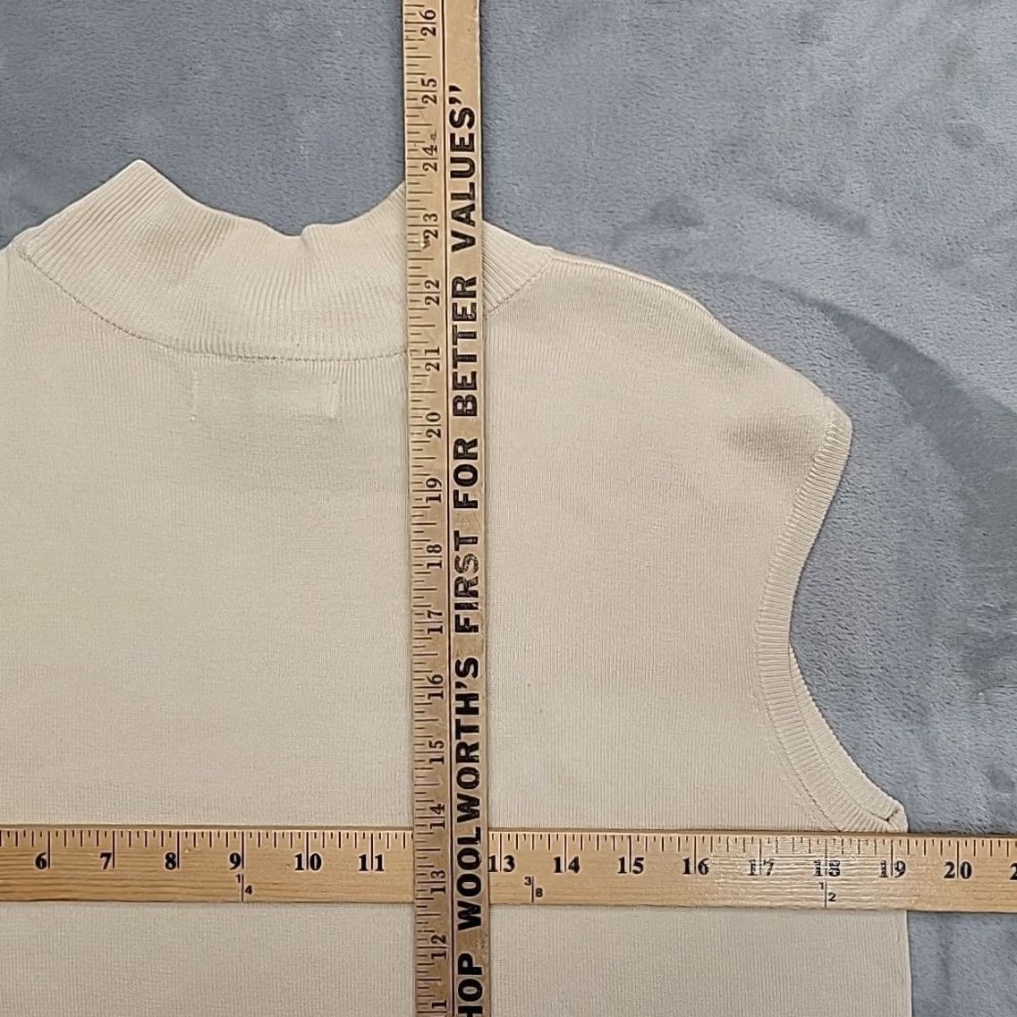 Coldwater Creek Coldwater Creek Top Women L Cream Sleeveless Silk Blend Minimal Capsule Wardrobe Silk Knit Solid Beige Casual Mens Womens Girls Boys Size L / US 10 / IT 46 - 5 Thumbnail