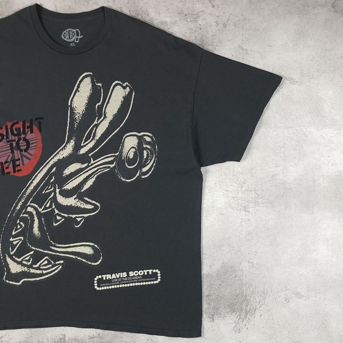 Travis Scott Travis Scott O2 Live Arena London A Sight To See Tee Size US XL / EU 56 / 4 - 6 Thumbnail