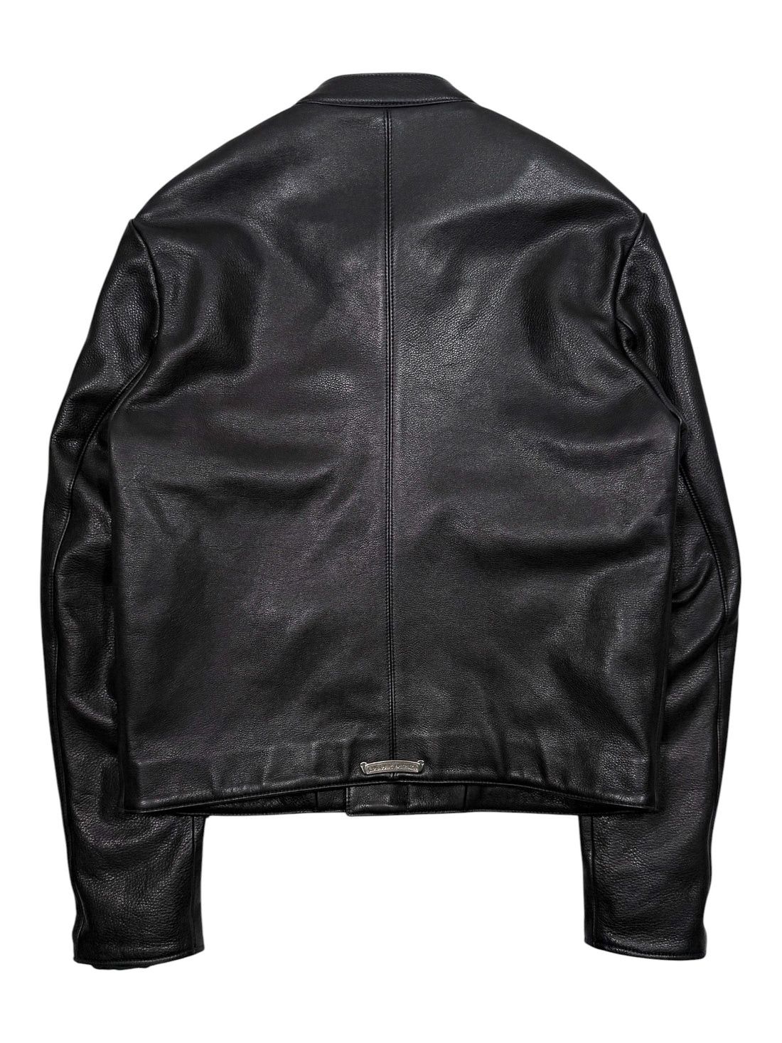 Chrome Hearts Chrome Hearts Cross Patch Leather Jacket Red Racing Stripe Size US S / EU 44-46 / 1 - 6 Thumbnail