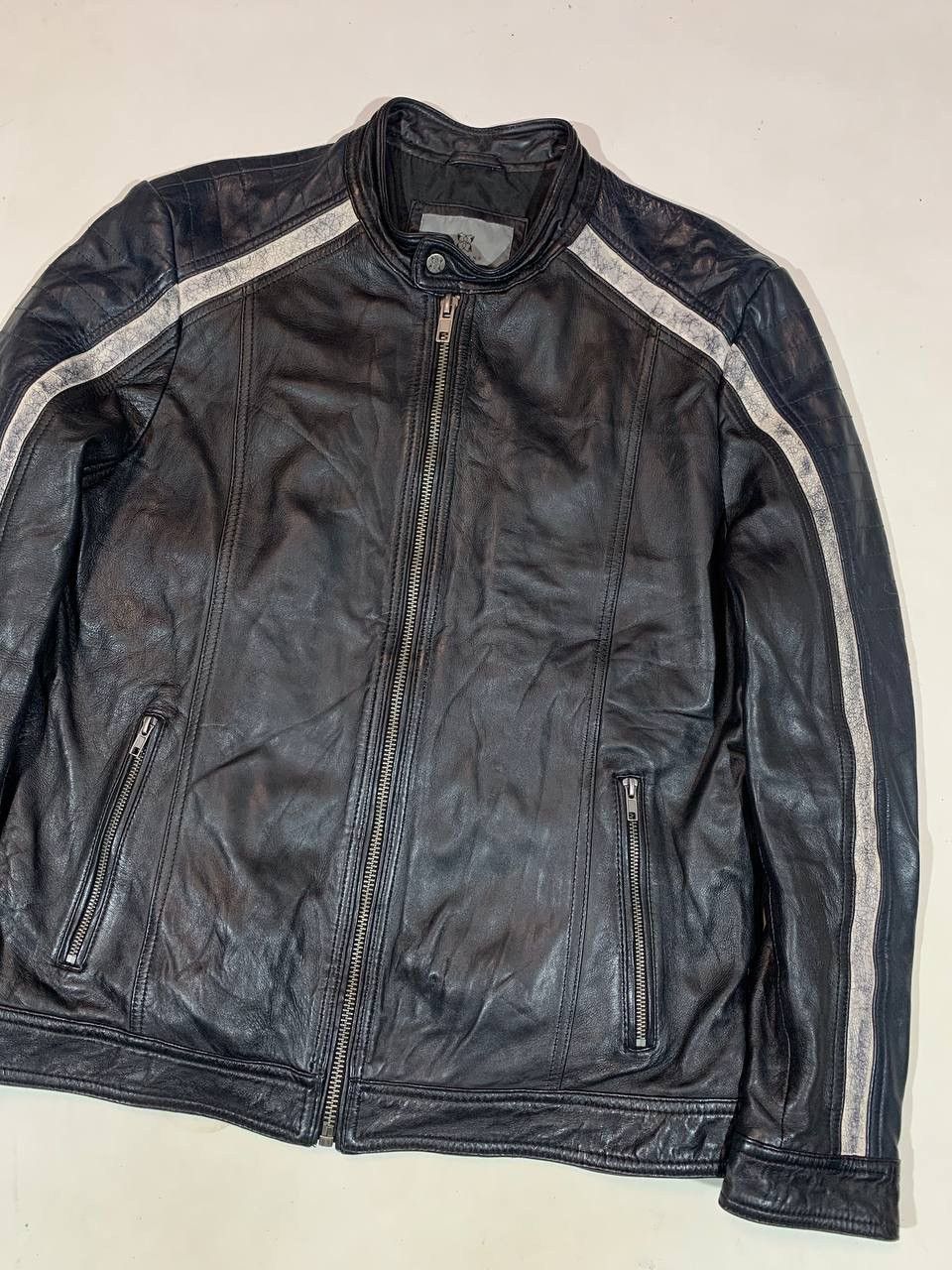 Other Lakeland Leather Racing Biker Jacket Size US L / EU 52-54 / 3 - 3 Thumbnail