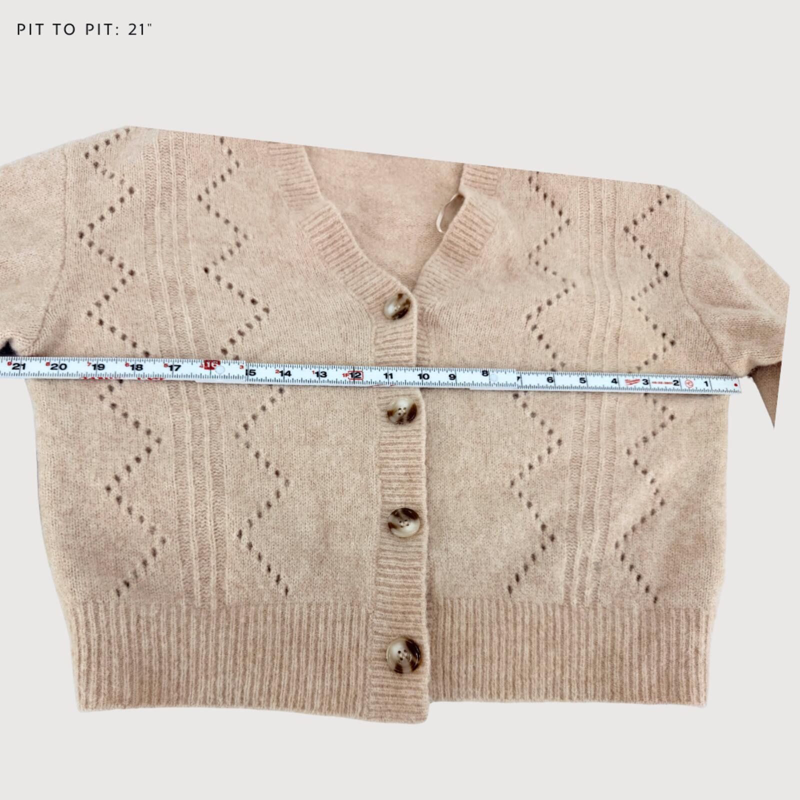 Rails Rails Veronica Alpaca Cardigan Sweater Beige M Size M / US 6-8 / IT 42-44 - 7 Thumbnail