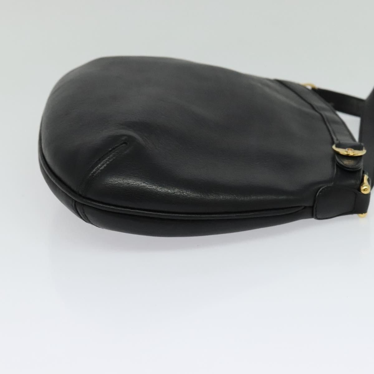Gucci GUCCI Shoulder Bag Leather Black Gold Size ONE SIZE - 5 Thumbnail
