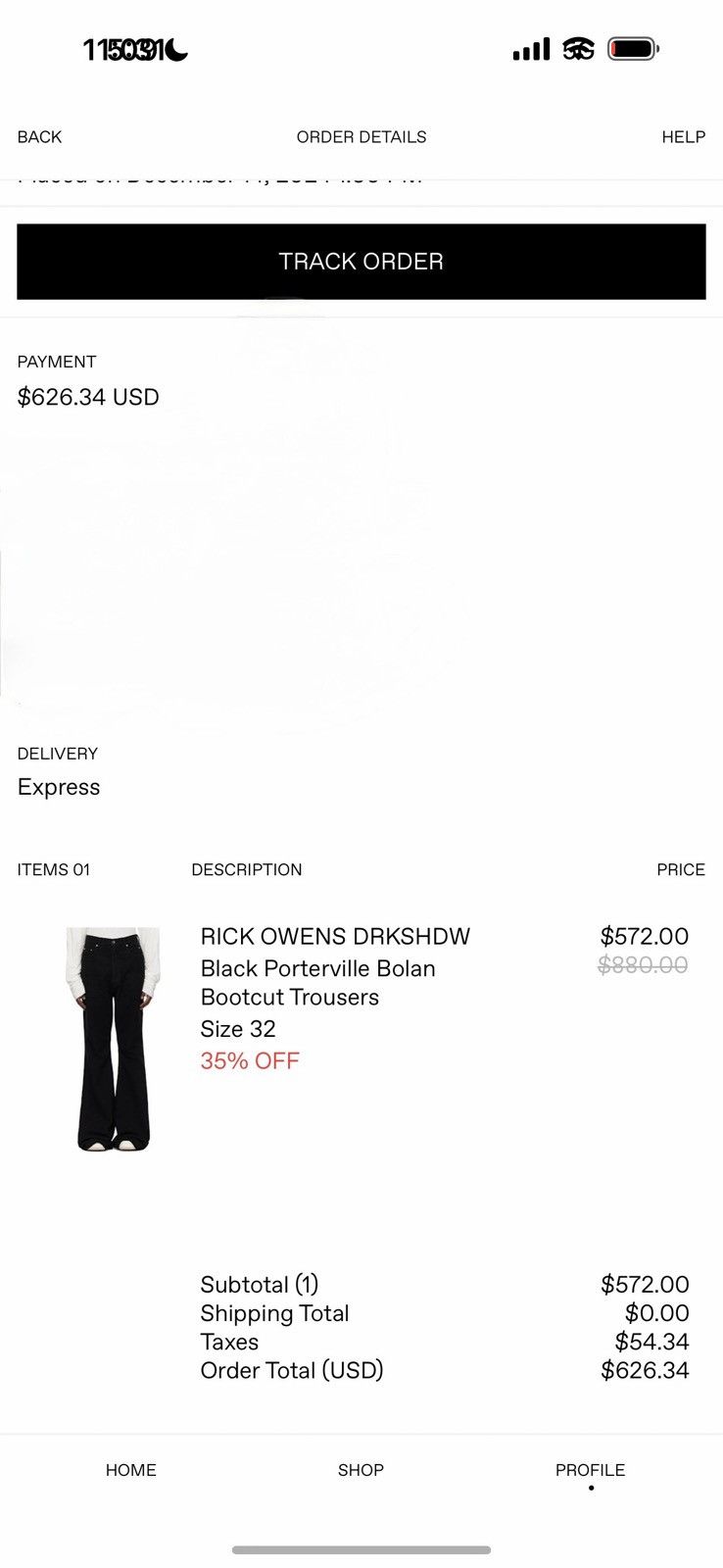 Rick Owens Porterville Bolan Bootcut Trousers Size US 32 / EU 48 - 6 Thumbnail