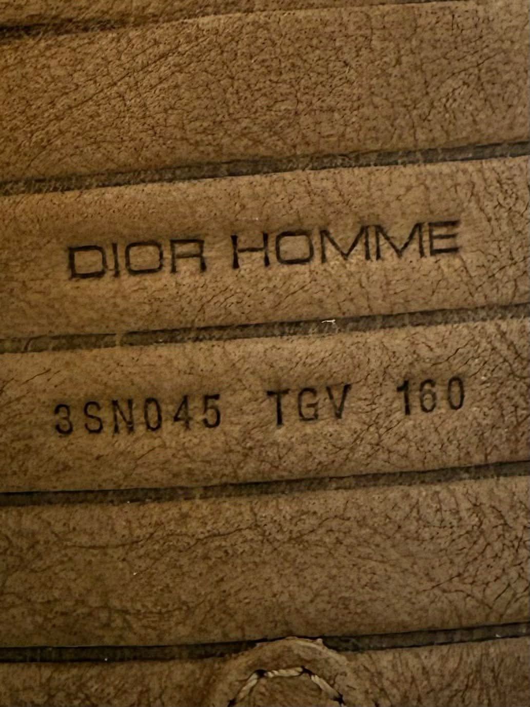 Dior Dior Homme Brown Canvas and Suede Low Top Sneakers Size US 7.5 / EU 40-41 - 10 Thumbnail