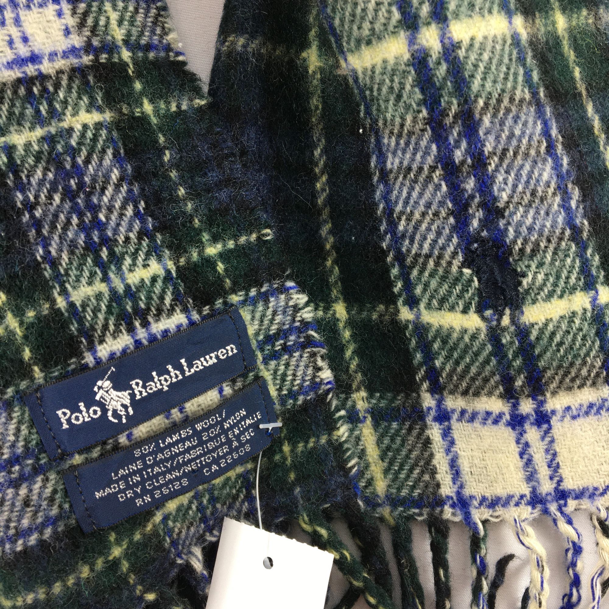 Polo Ralph Lauren Vintage Polo Ralph Lauren Scarf Muffler Wool Scarves Size ONE SIZE - 4 Thumbnail