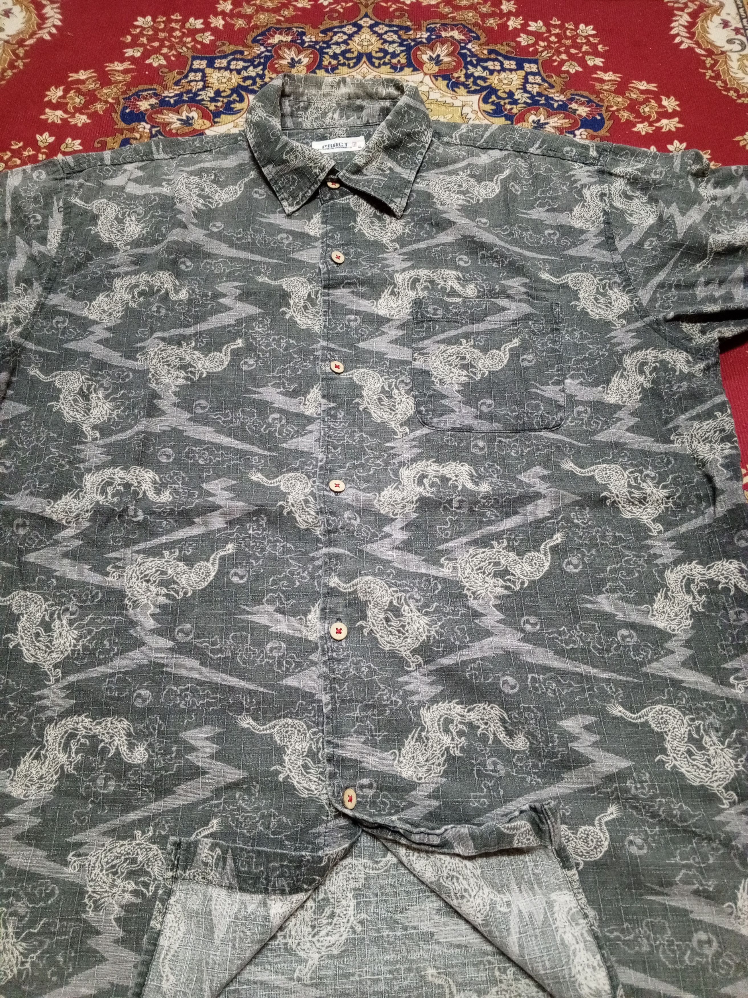 Dragonfly × Japanese Brand DRAGONFLY BUTTON SHIRT SHORT SLEEVE Size US XL / EU 56 / 4 - 2 Thumbnail