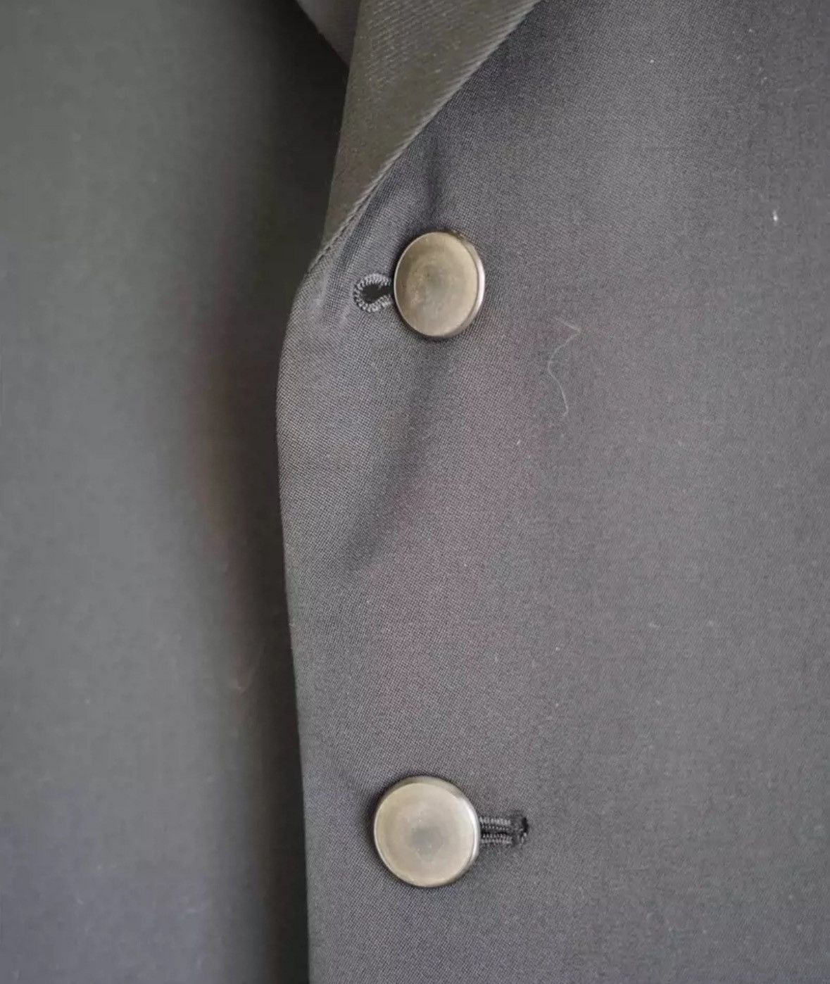 Yohji Yamamoto Yohji Yamamoto 94aw silk collar patchwork suit Size 44R - 4 Thumbnail