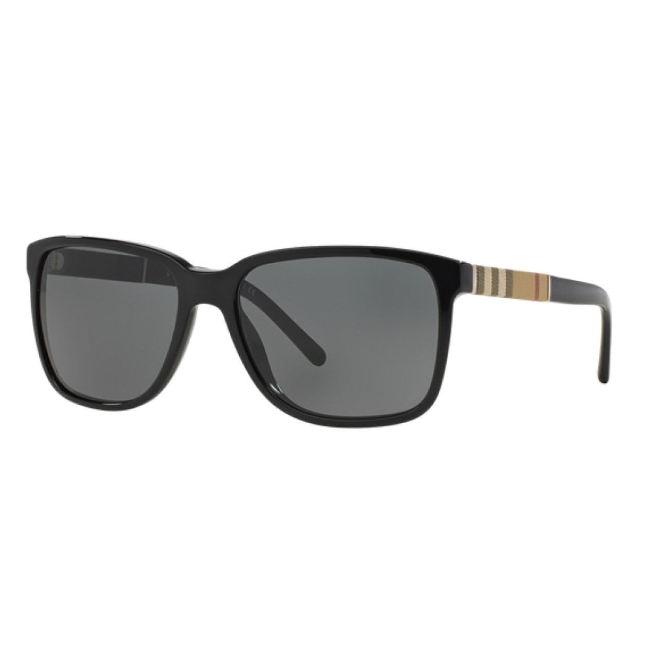 Burberry NEW Burberry BE4181 Black Unisex Check Print Sunglasses Size ONE SIZE - 1 Thumbnail