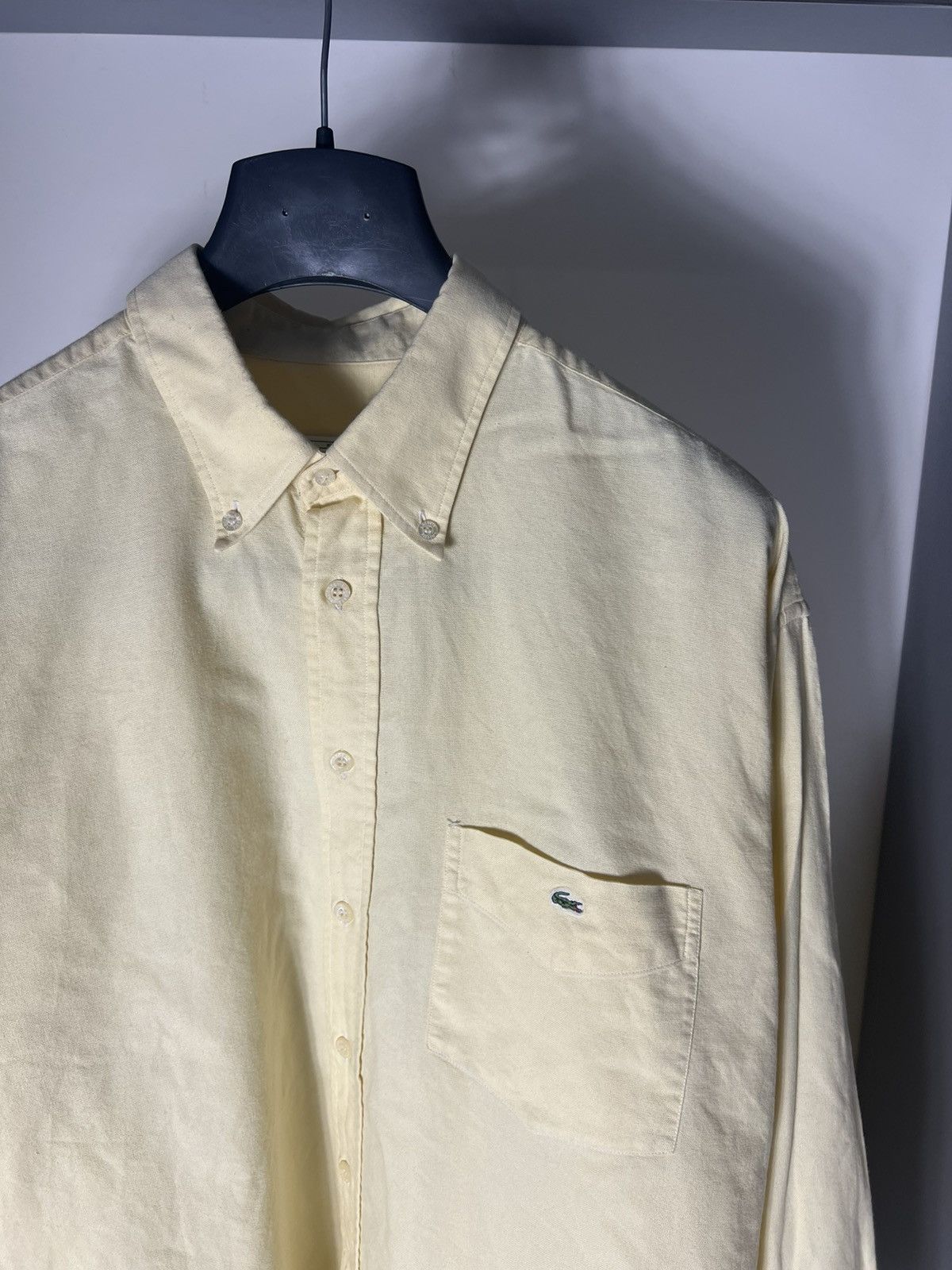 Lacoste × Vintage VERY RARE LACOSTE CHEMISE LONG SLEEVE SHIRT DESIGNER CASUAL Size US XL / EU 56 / 4 - 4 Thumbnail