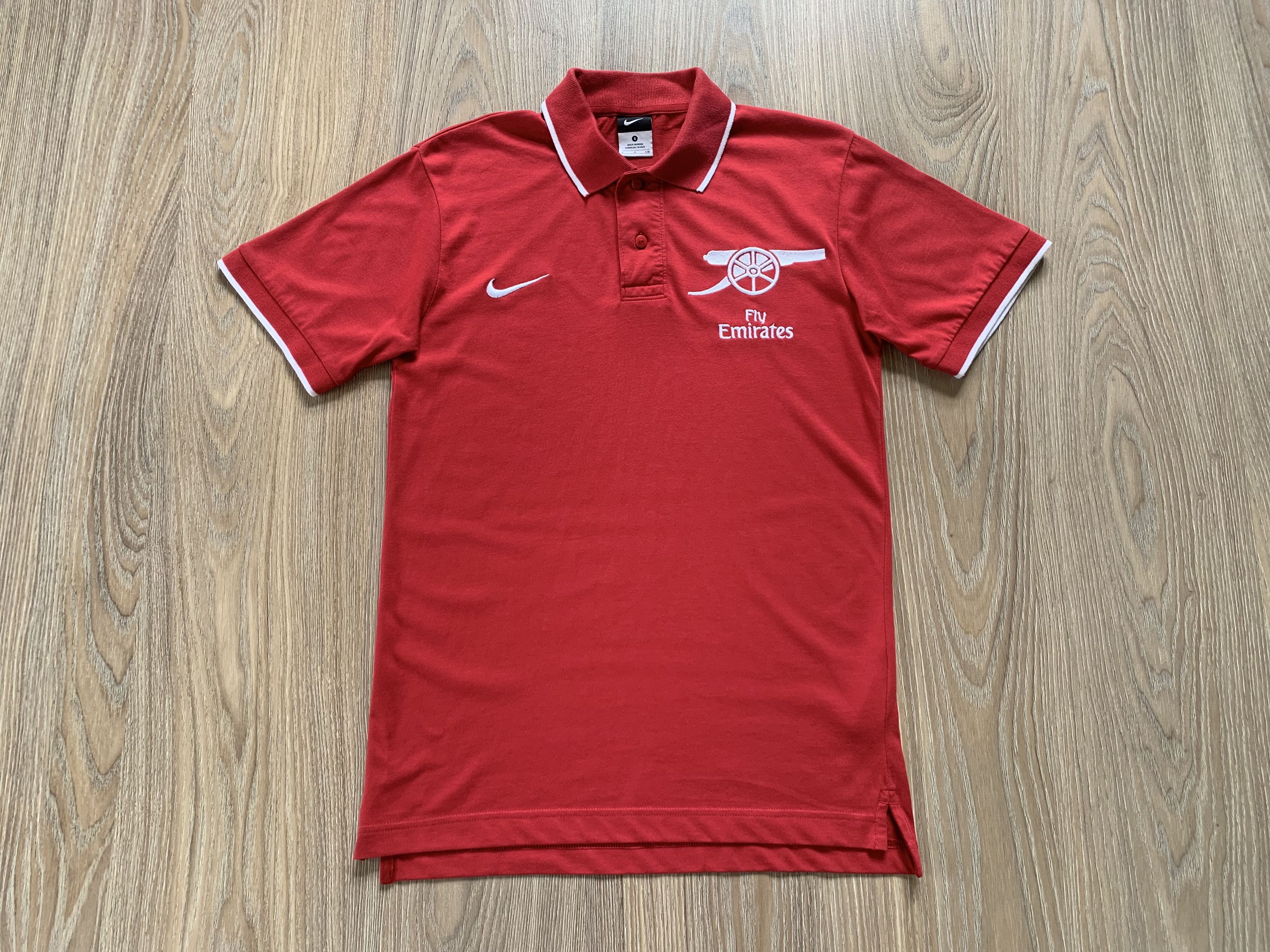 Nike × Vintage Nike Vintage Cotton Liverpool Soccer Polo Size US S / EU 44-46 / 1 - 2 Thumbnail