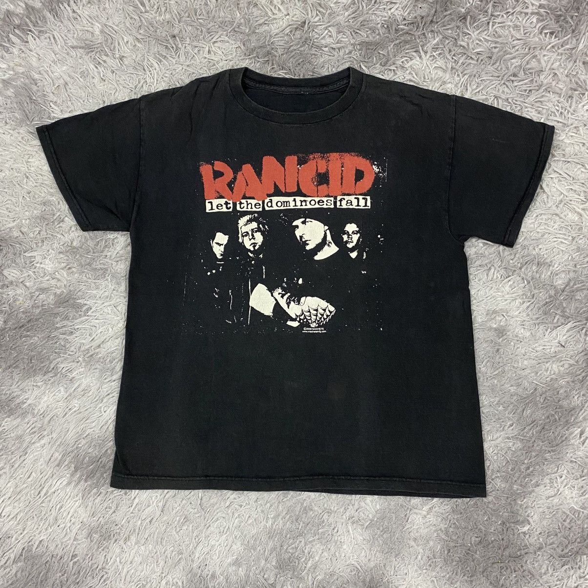 Band Tees × Vintage Vintage Y2K punk rock band rancid let the dominoes fall Size US M / EU 48-50 / 2 - 1 Thumbnail