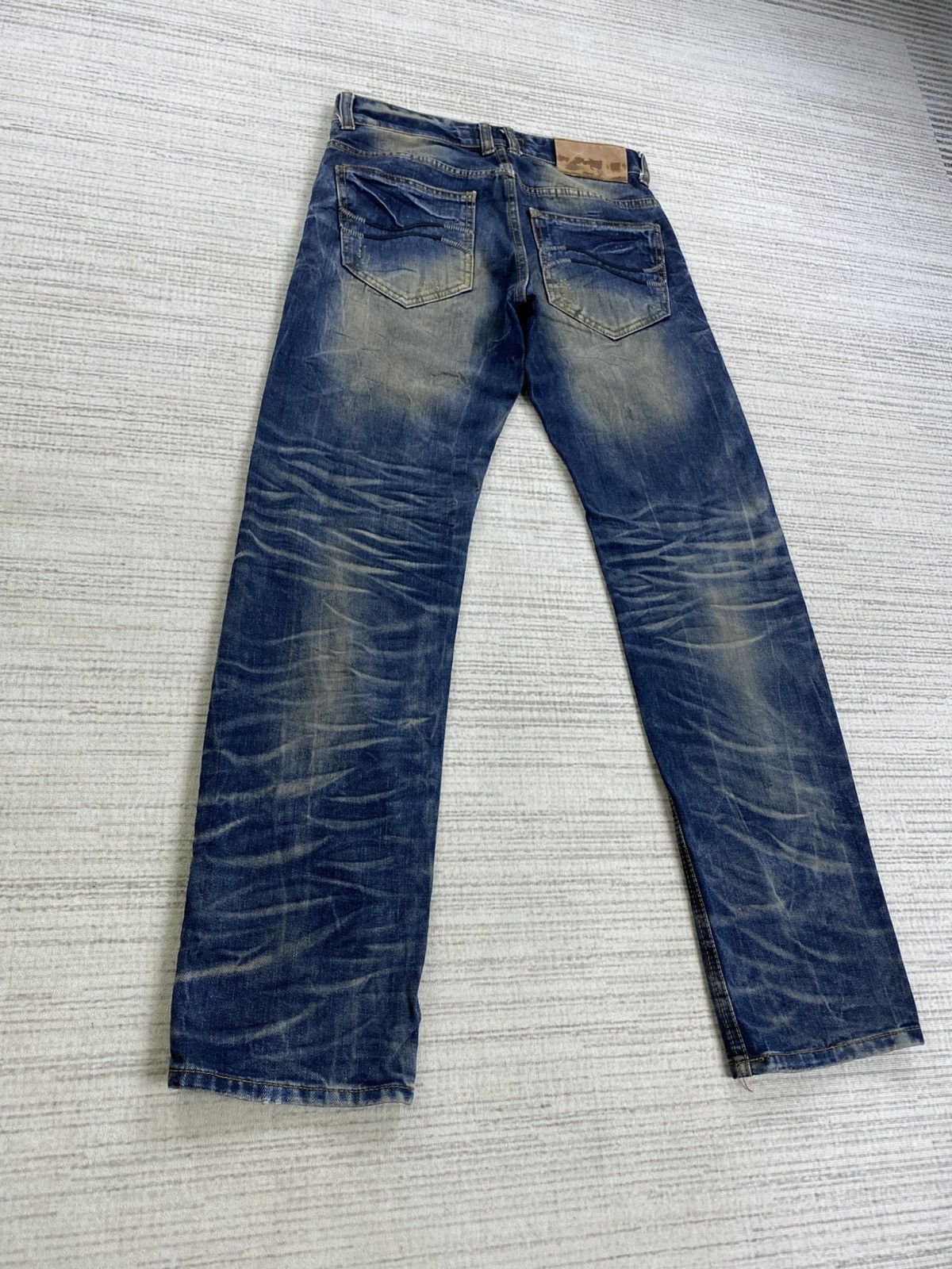 If Six Was Nine × Le Grande Bleu (L.G.B.) × Vintage Vintage Kesson Jeans Distressed Denim Pants Size US 30 / EU 46 - 7 Thumbnail