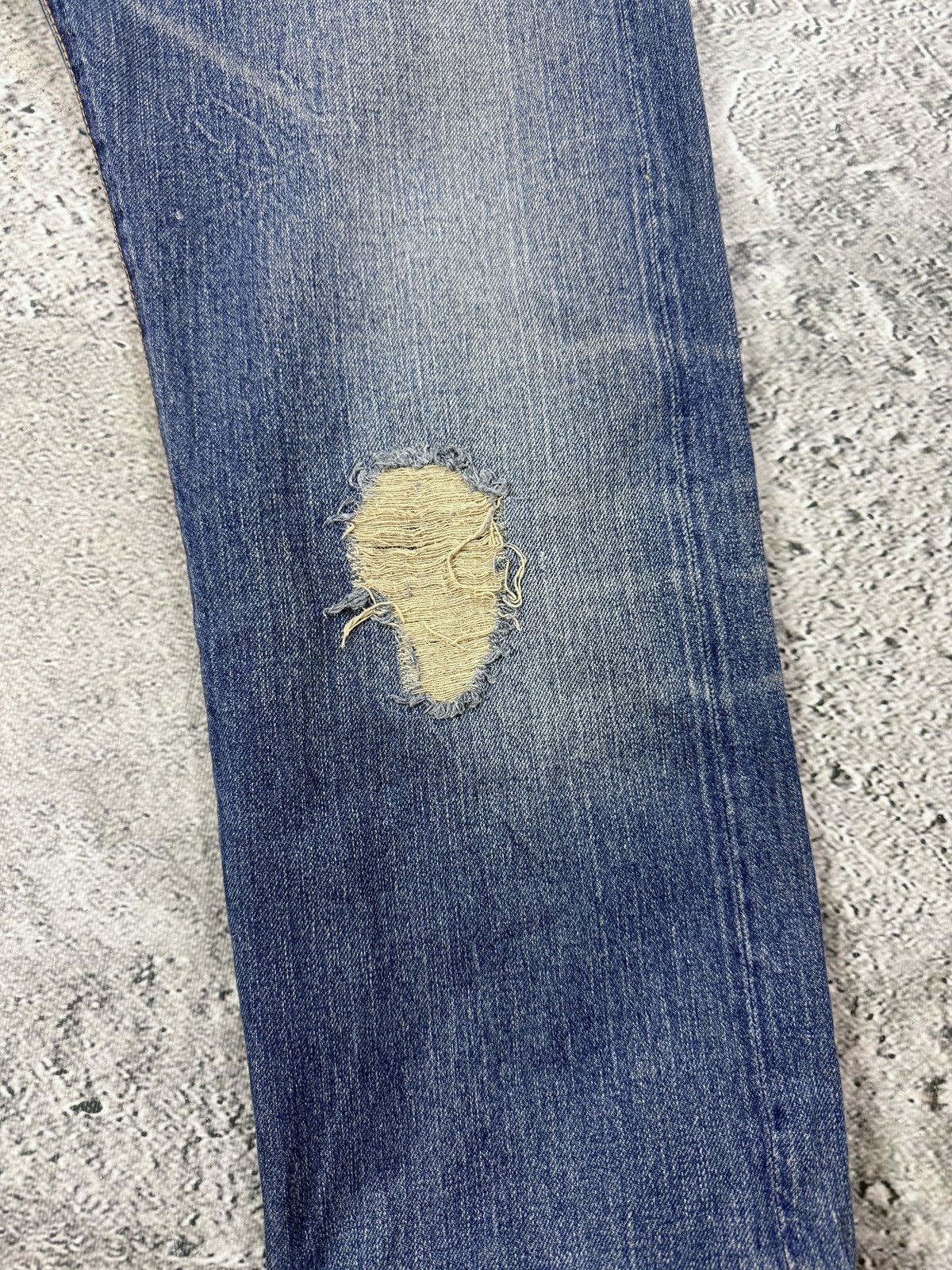 Evisu Evisu jeans vintage handpainted seagull logo selvedge denim Size US 30 / EU 46 - 5 Thumbnail