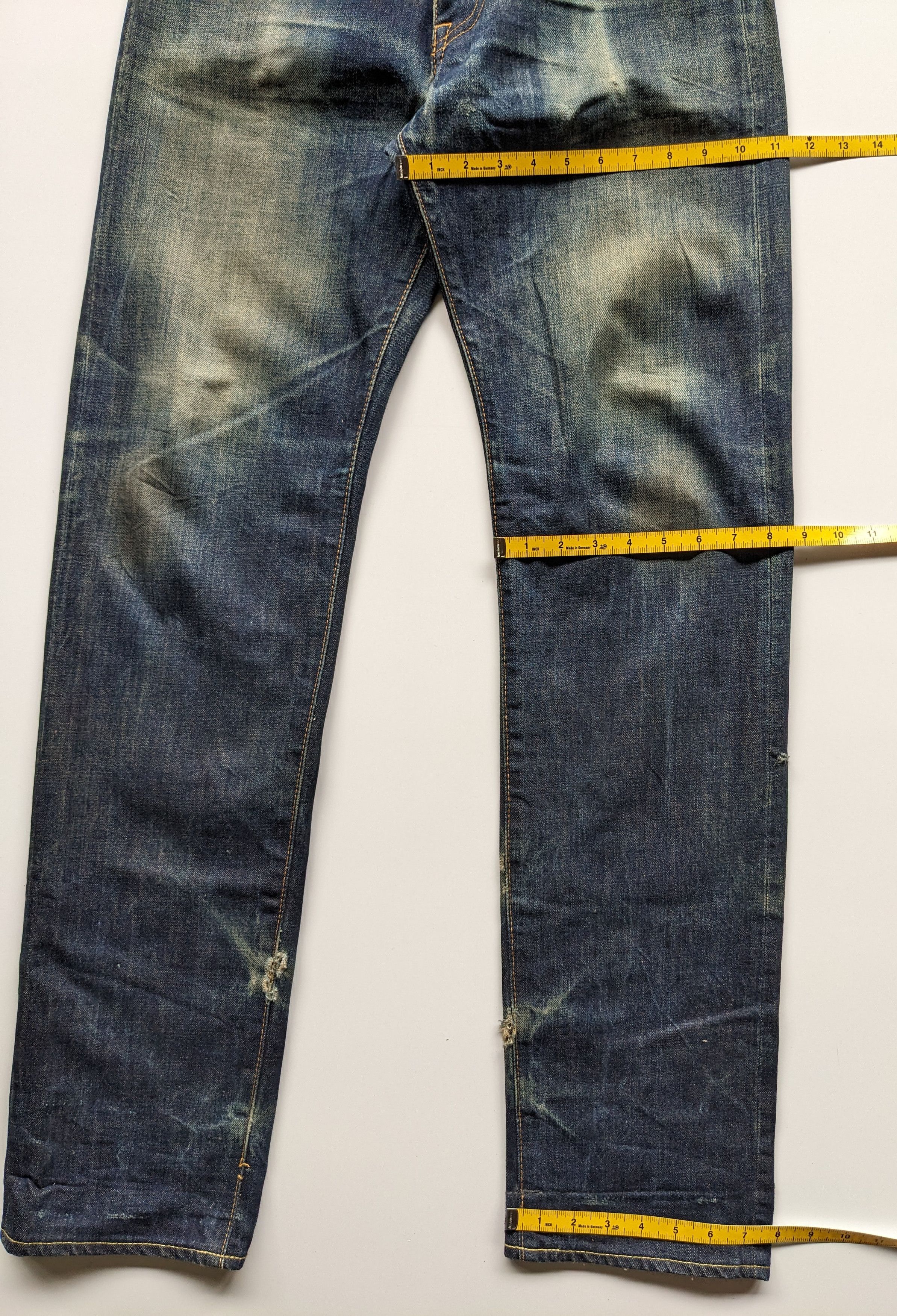 Japanese Brand × Jean Cune faded distressed jeans made in japan Size US 31 - 9 Thumbnail