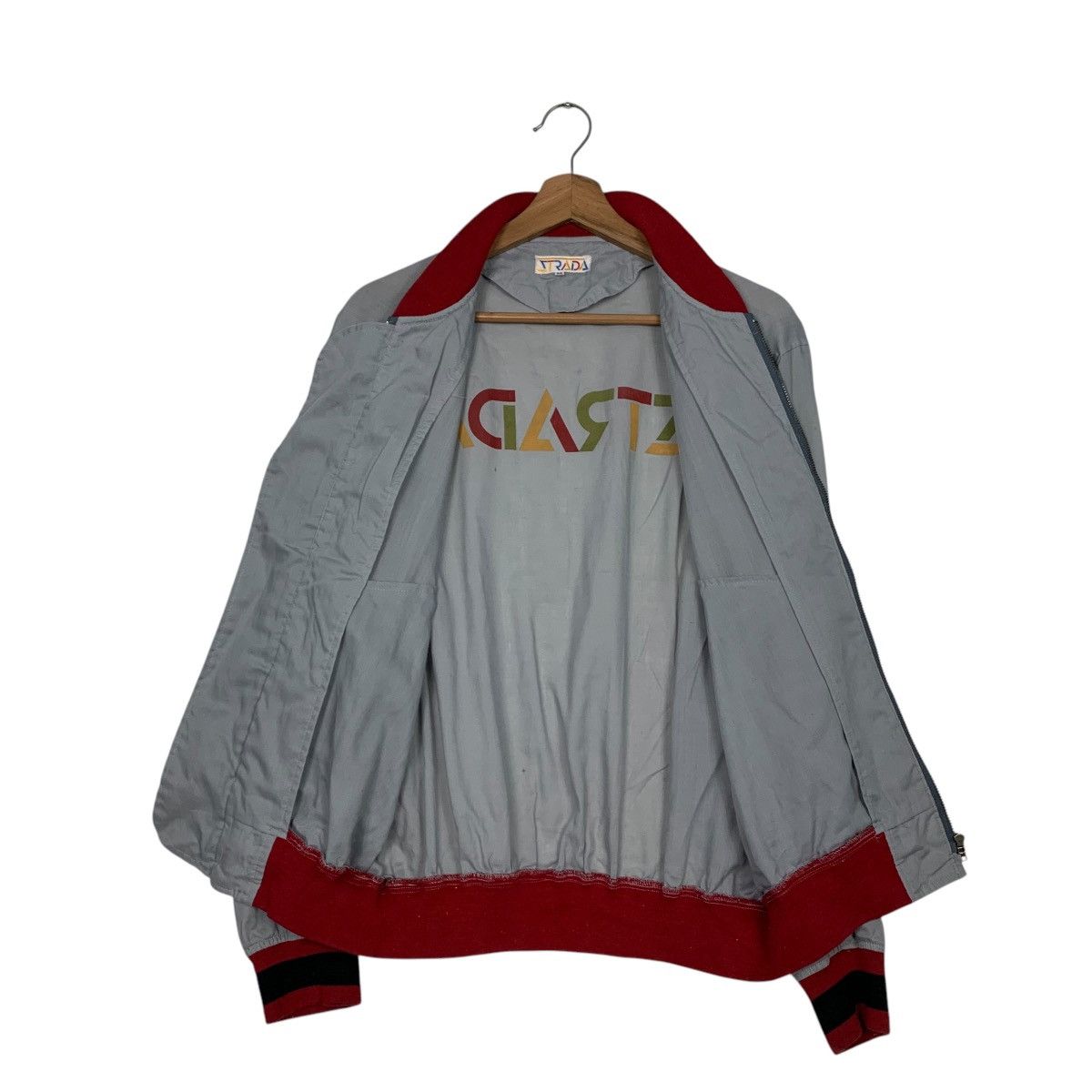 Vintage Vintage 90s STRADA Big Logo Bomber Jacket #2709-C122 Size US M / EU 48-50 / 2 - 10 Thumbnail