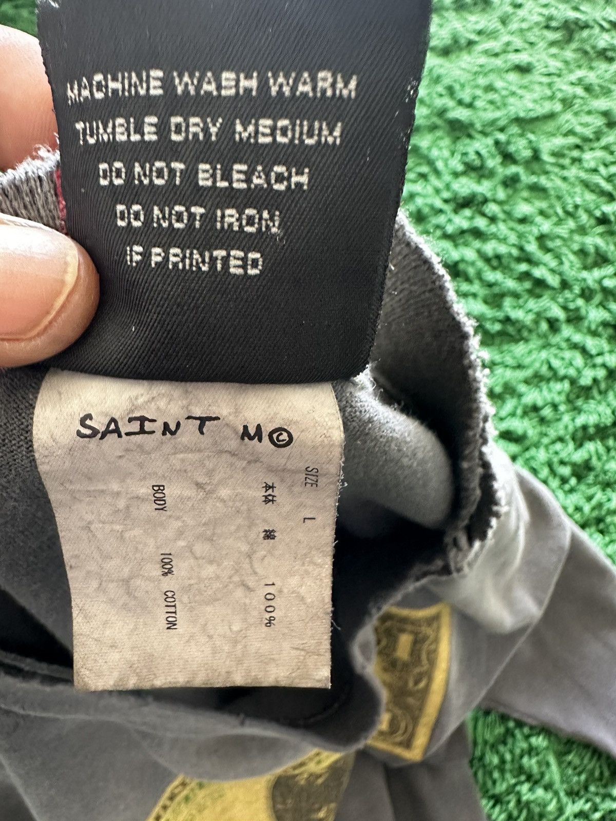Saint Michael Saint Michael’s ANXIETY Long Sleeve T Shirt Size US L / EU 52-54 / 3 - 8 Thumbnail