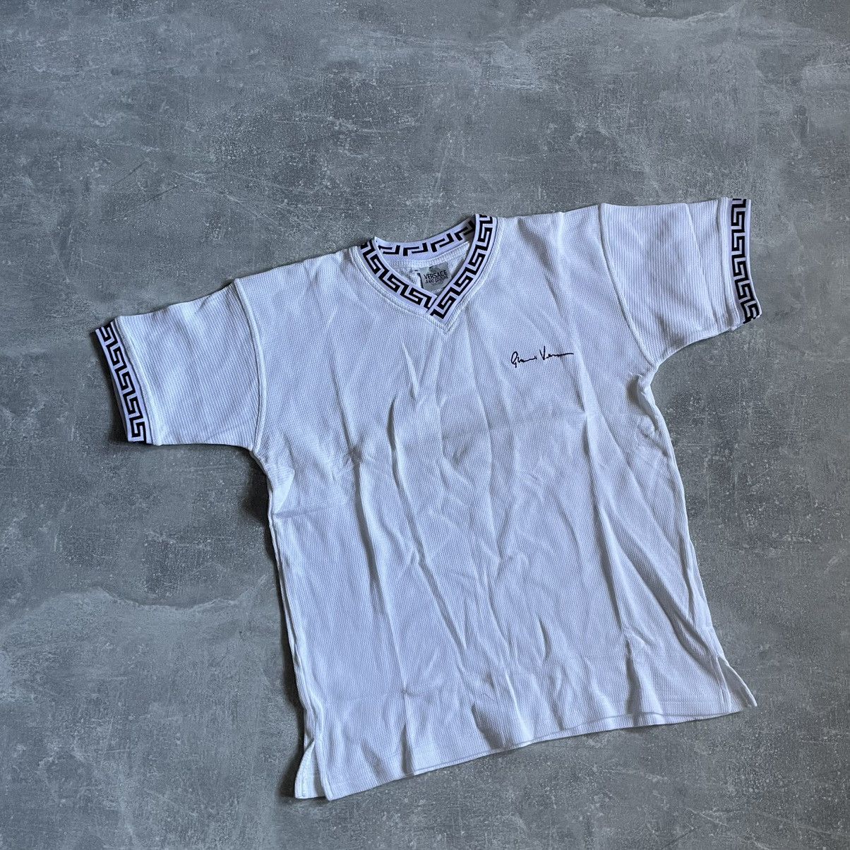 Versace 90s☀️ Versace men polo size M old money shirt tee luxury Size US M / EU 48-50 / 2 - 1 Thumbnail