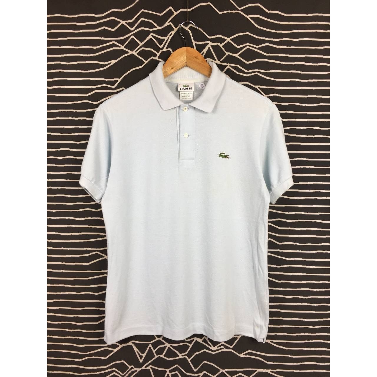 Lacoste × Vintage Vtg Lacoste Embroidered Logo Made In Peru Polo Tee Size US M / EU 48-50 / 2 - 1 Thumbnail