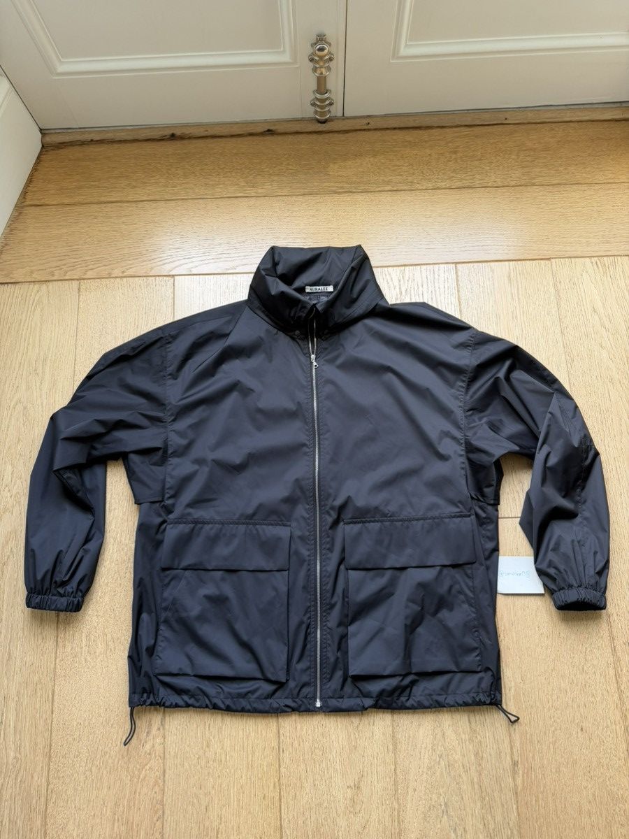 Auralee Double Face Check Zip Blouson | Grailed