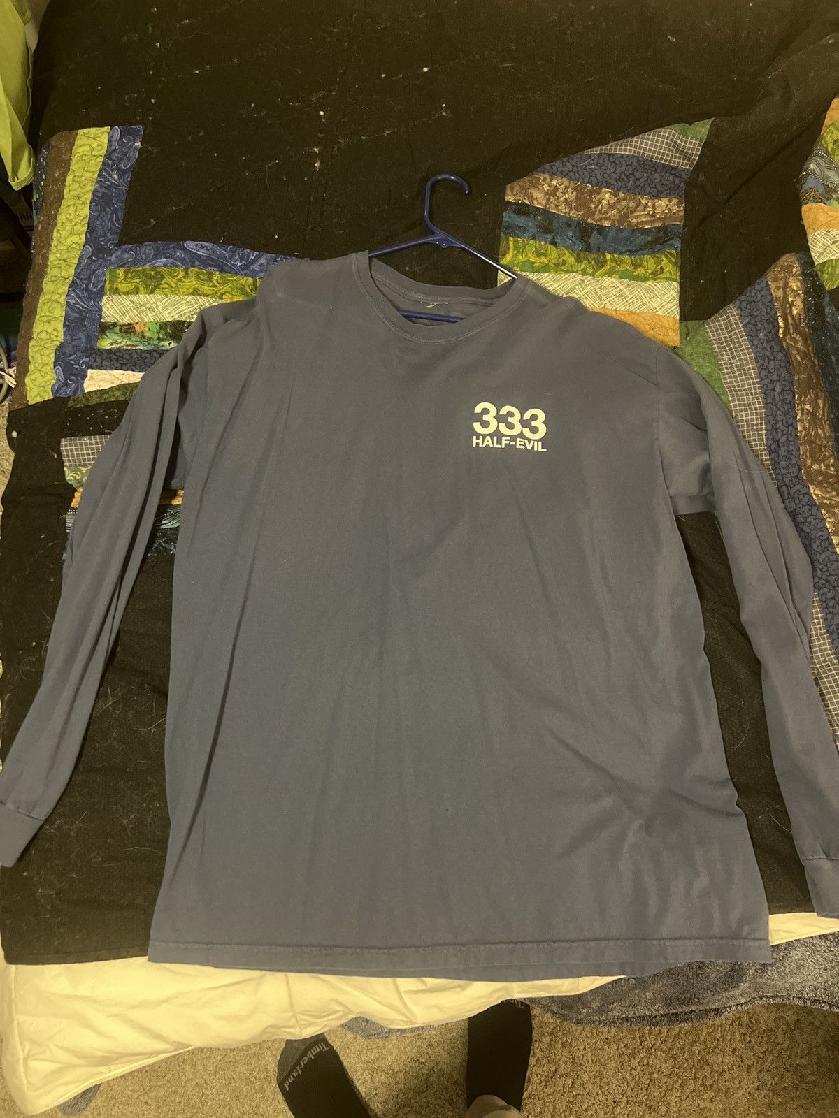 Half Evil Half evil 333 logo long sleeve tee Size US XL / EU 56 / 4 - 1 Thumbnail