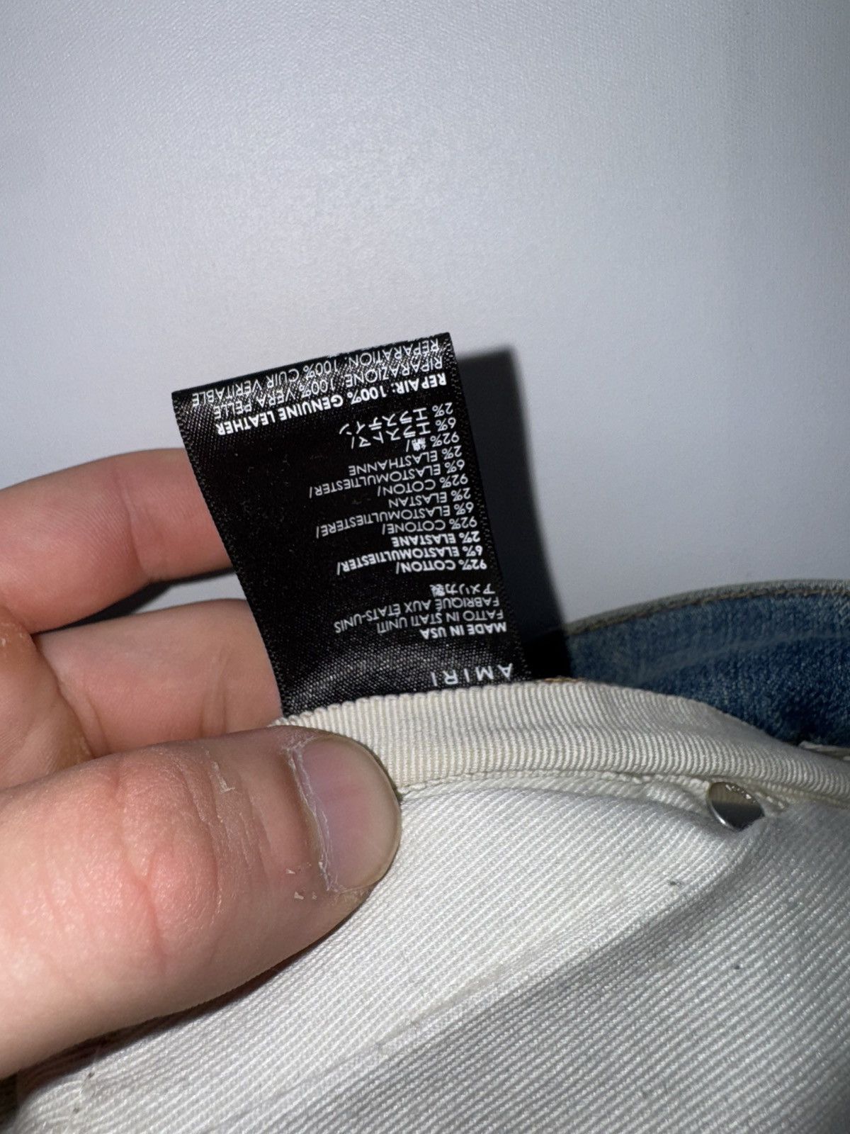 Amiri Amiri chemist jeans Size US 33 - 7 Thumbnail