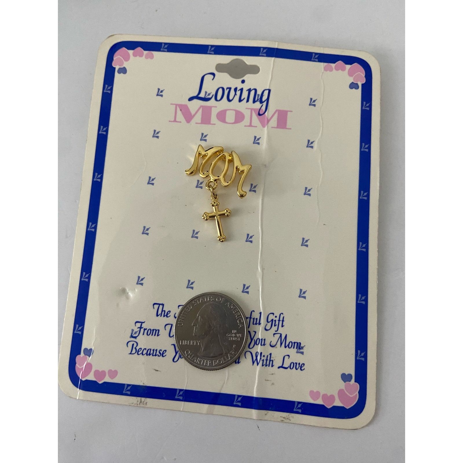 Other Loving mom, cross pin gold tone Size ONE SIZE - 2 Thumbnail