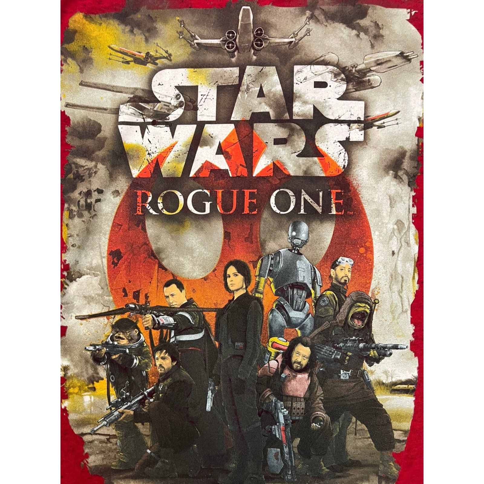 Star Wars Star Wars Rogue One Red T-Shirt Size Small Rebel Crew Andor Size US S / EU 44-46 / 1 - 6 Thumbnail
